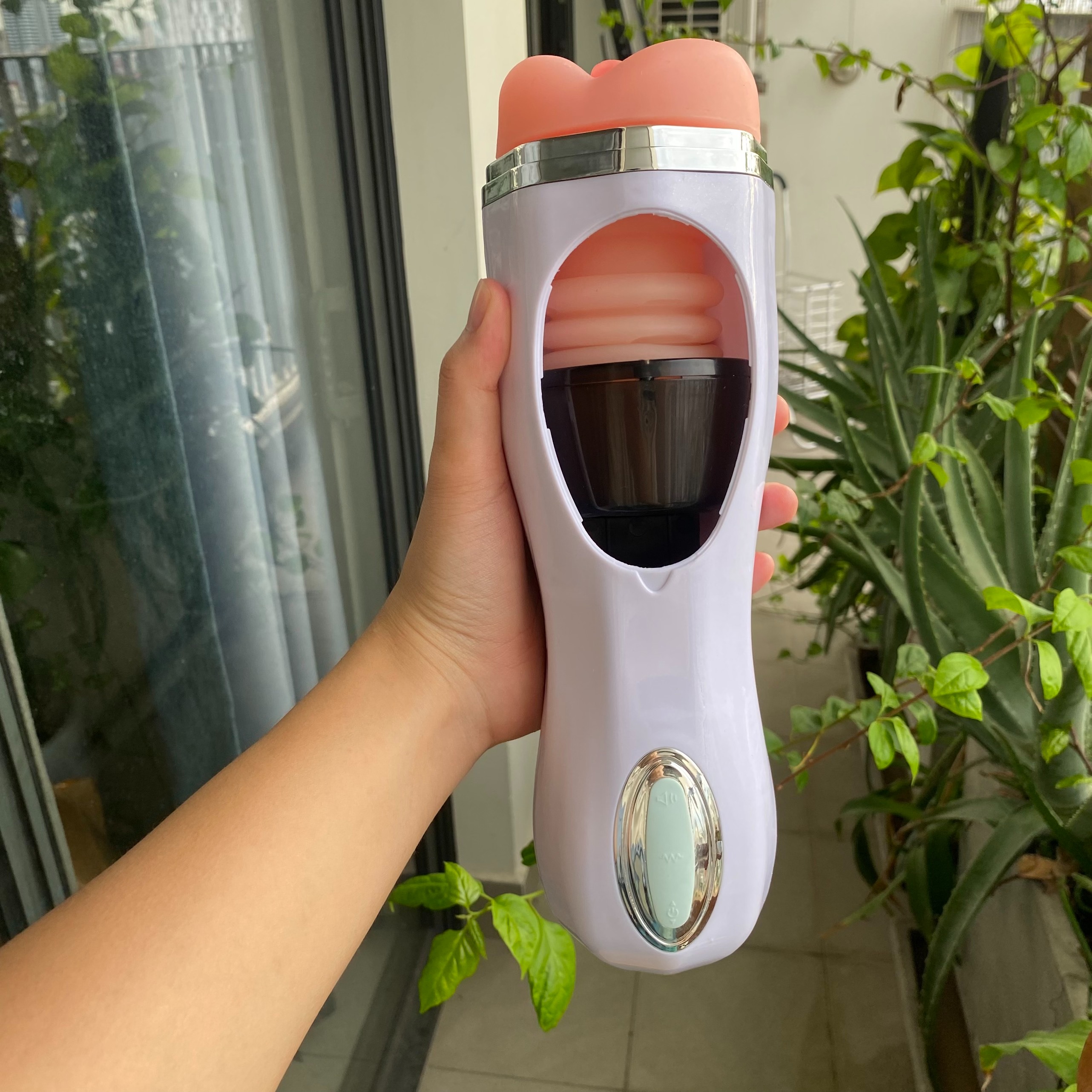 Âm Đạo Giả Gắn Tường Tự Động Thụt Rung Âm Thanh Rên Rỉ Wanle
