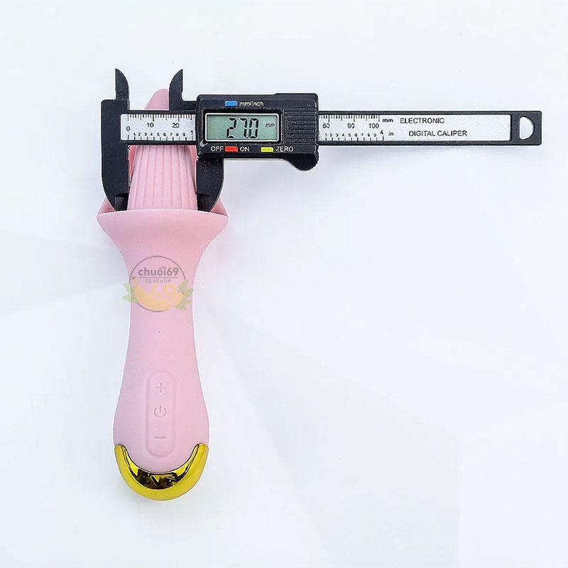 Lưỡi Liếm Rung Flower Tongue Cao Cấp - Massage Đa Chế Độ