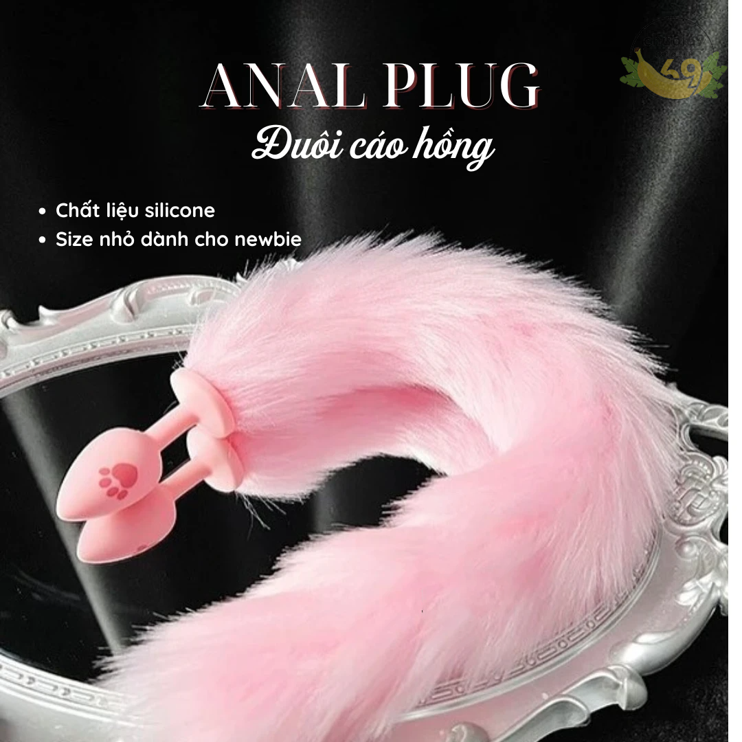 Anal Plug Đuôi Cáo Chất Liệu Silicone