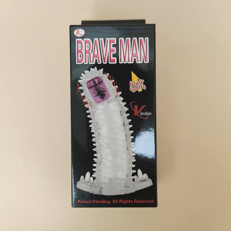 Bao Cao Su Đôn Dên Brave Man Gai Nhọn Rung Đầu