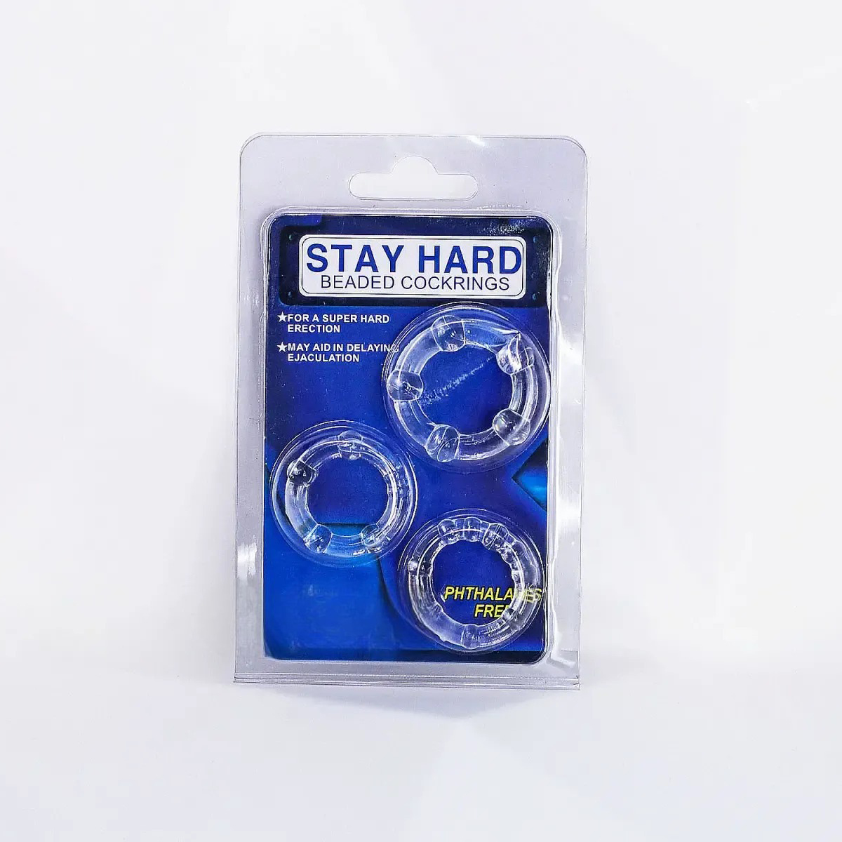 Vòng Bi Đeo Dương Vật Stay Hard Trong Suốt