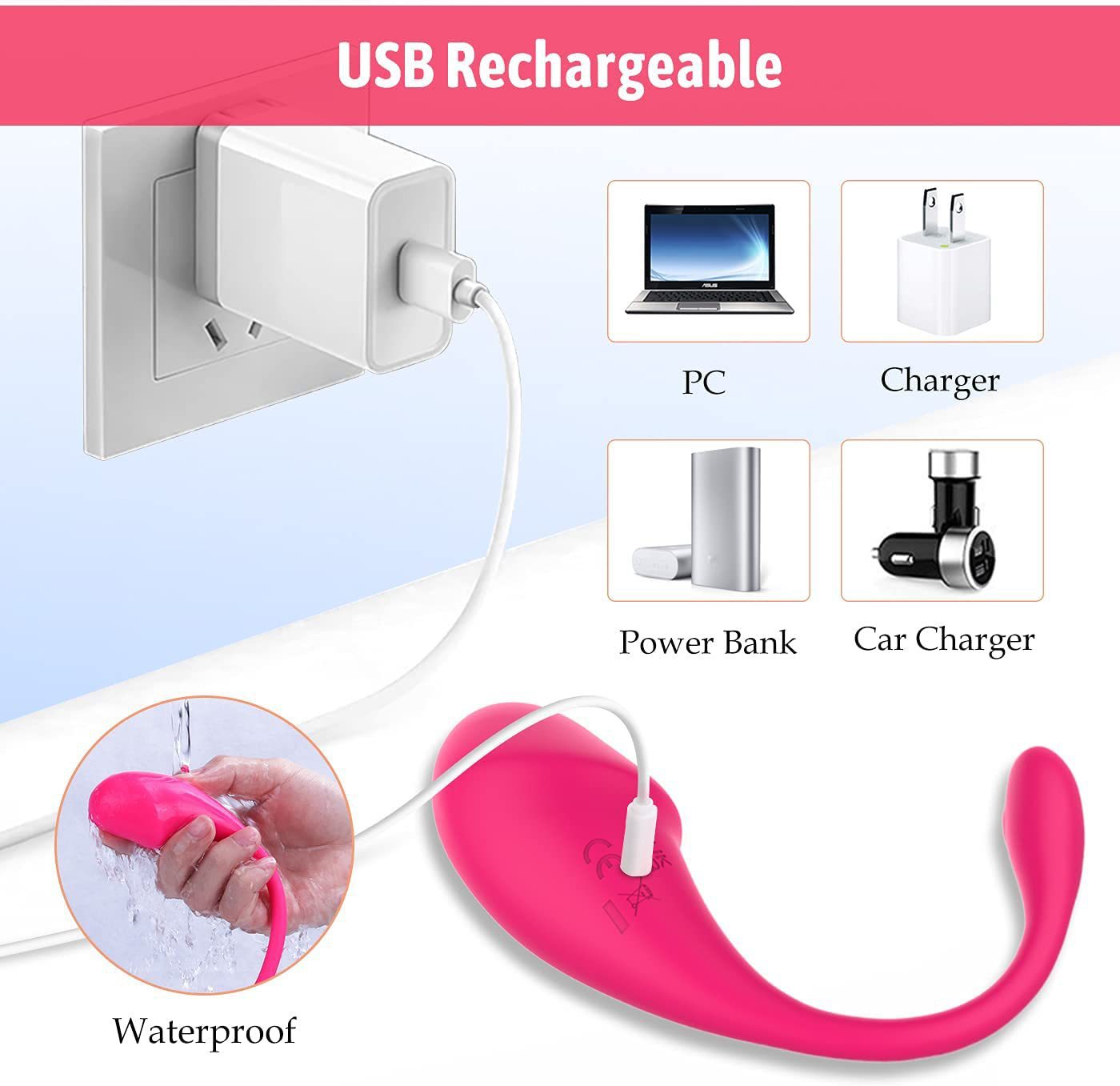 Trứng Rung Vibrator 9 Chế Độ Điều Khiển Trên APP