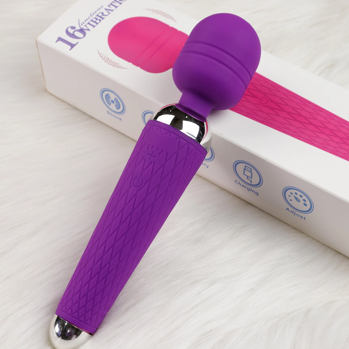 Máy Massage Tình Yêu Mini Rung Cực Mạnh Xoay Tròn 360 Độ