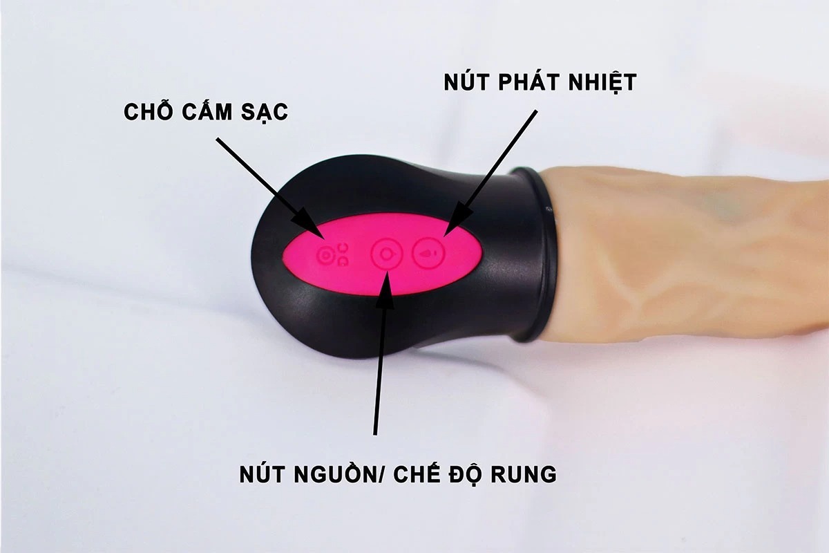 Dương Vật Giả Phát Nhiệt XL911 – 12 Chế Độ Rung