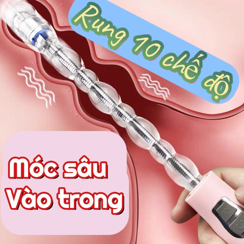 Máy Rung Hậu Môn Uốn Lượn Sạc Pin