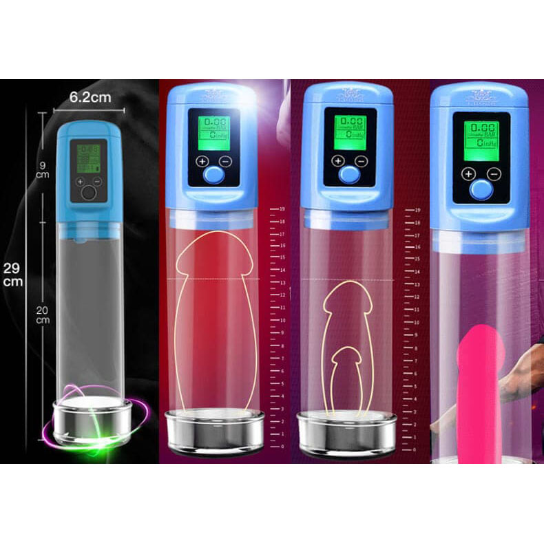 Máy Tập Dương Vật Tự Động Màn Hình LCD Tăng Kích Thước Cậu Nhỏ