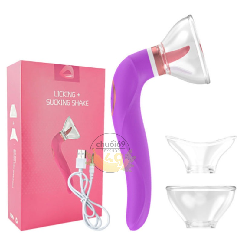 Máy Rung Hút Liếm Leten Cao Cấp - Đồ Chơi Vợ Chồng Đa Năng