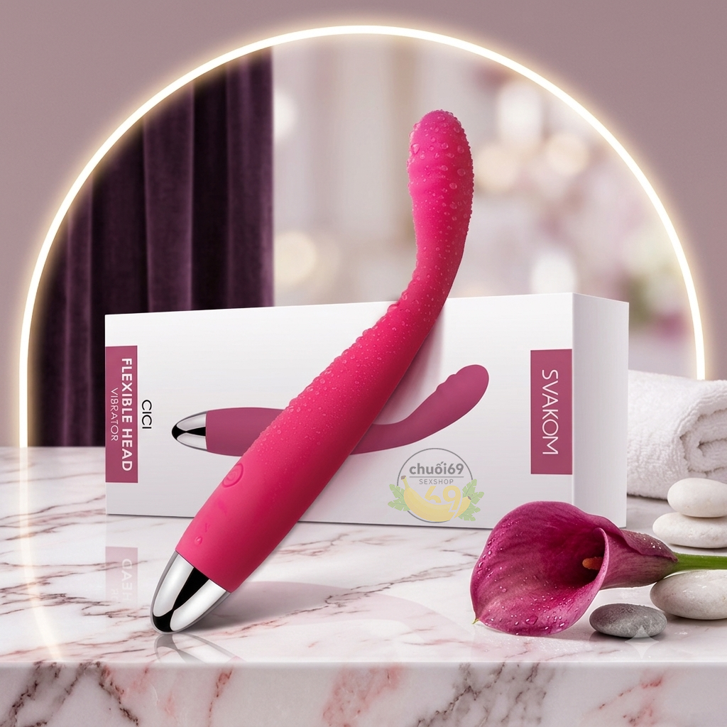 Svakom Cici Cao Cấp 25 Chế Độ Rung Độc Đáo Silicone Mềm Mịn