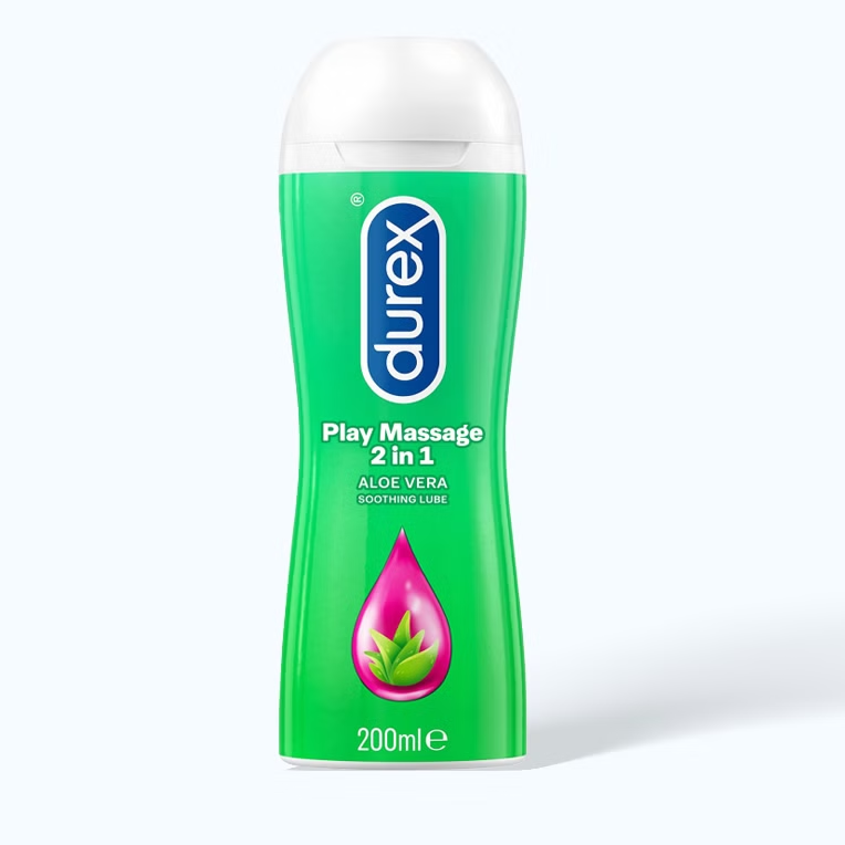 Gel Bôi Trơn Durex Play Massage 2 in 1 200ml (Gốc Nước Chiết Xuất Lô Hội, Massage Cơ Thể & Tăng Cường Độ Ẩm)