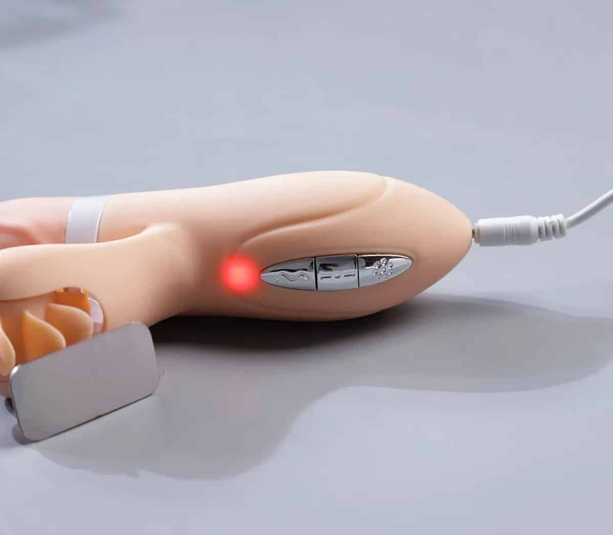 Dương Vật Giả Evo Mars Rung Thụt Tỏa Nhiệt Liếm Silicone Mềm Mịn