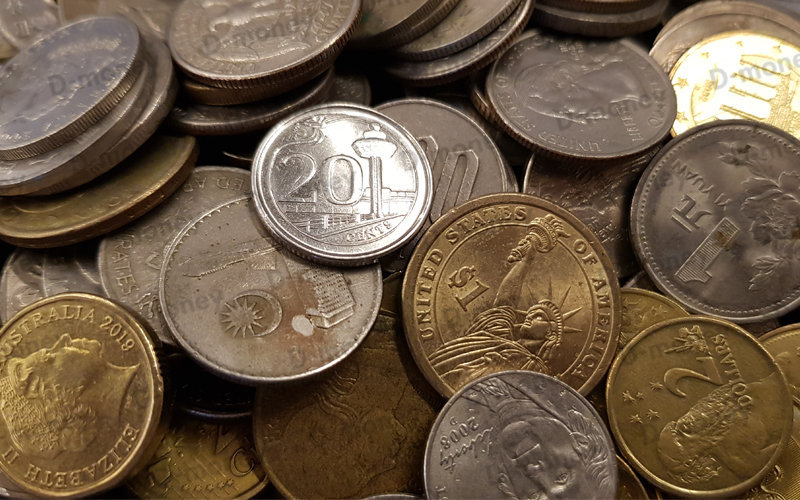 Đổi tiền xu nước ngoài ở đâu?