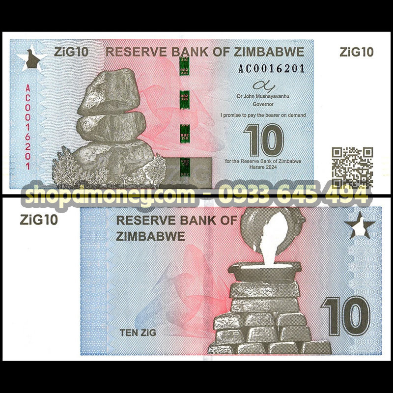 10 zig Zimbabwe 2024