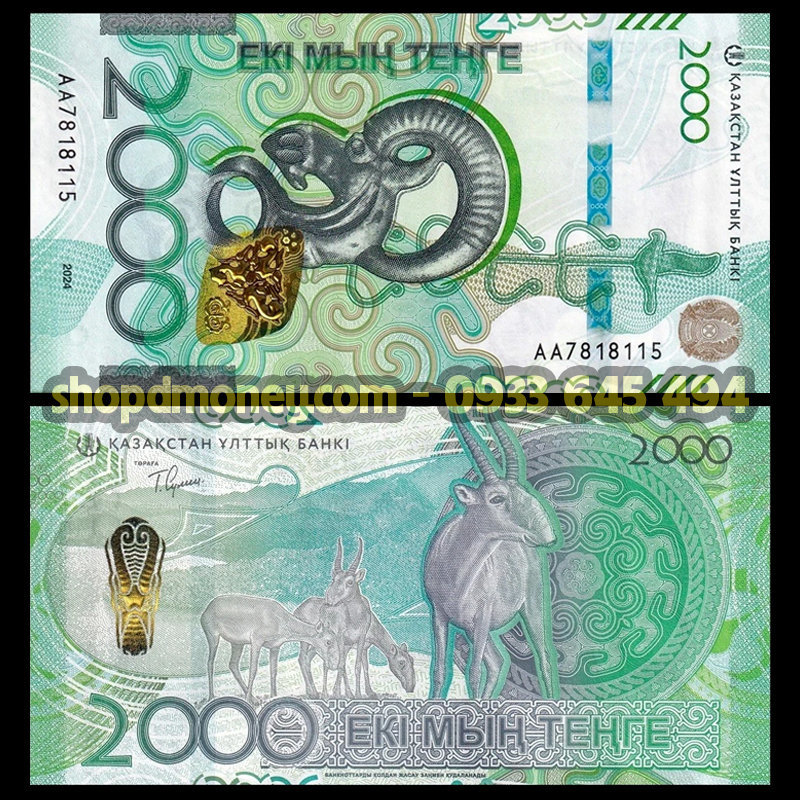 2000 tenge Kazakhstan 2025