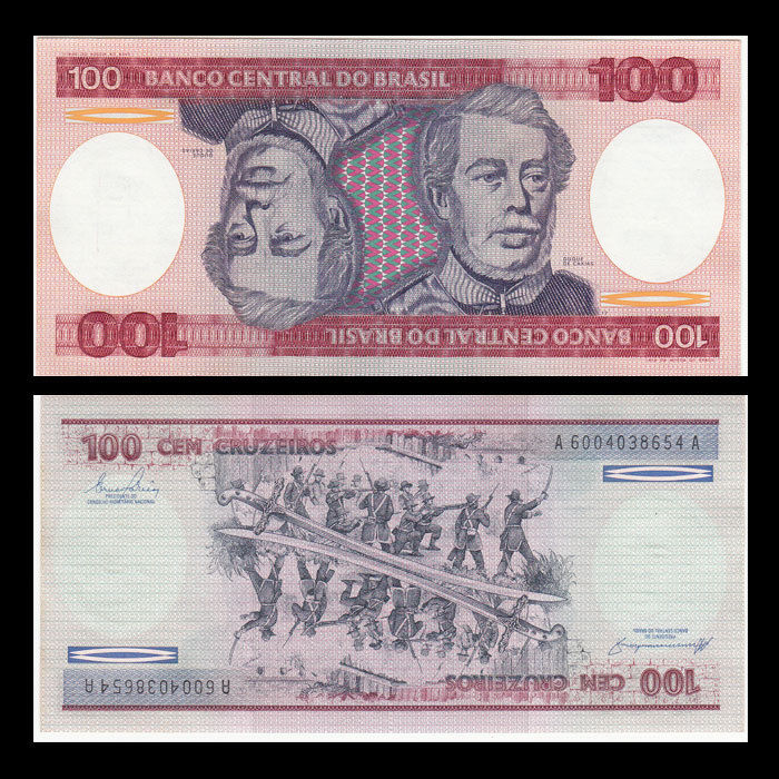 100 cruzeiros Brazil 1984