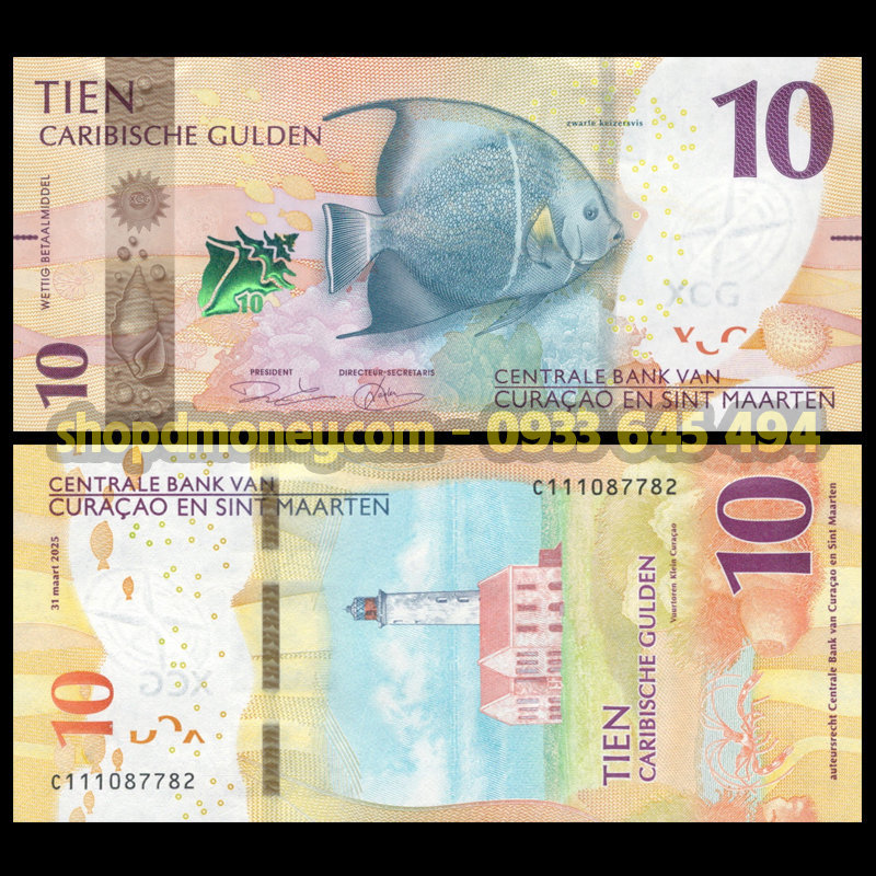 10 gulden Curacao and Sint Maarten 2025