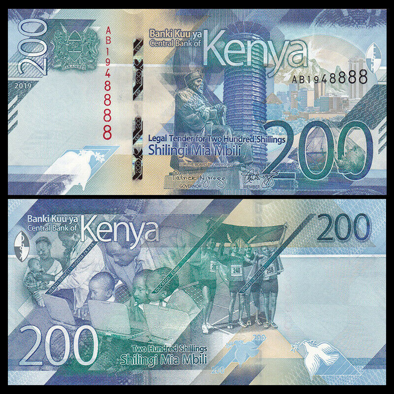 200 shillings Kenya 2019