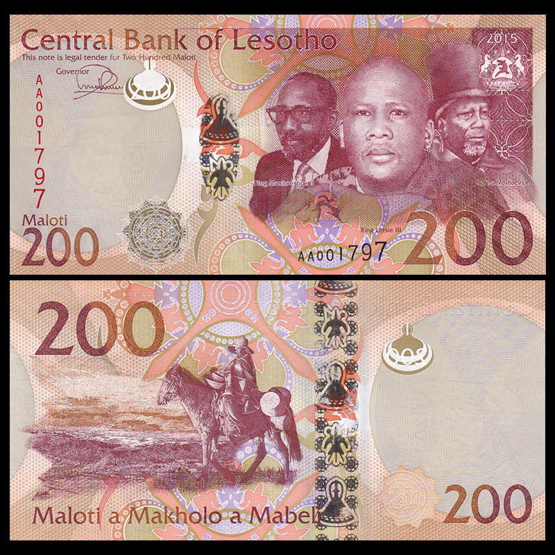 200 maloti Lesotho 2015