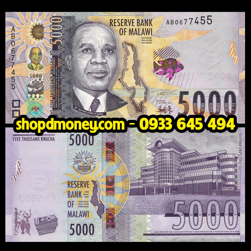 5000 kwacha Malawi 2022