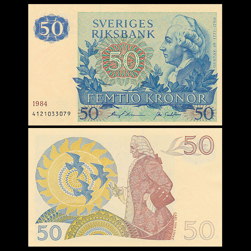 50 kronor Sweden 1984