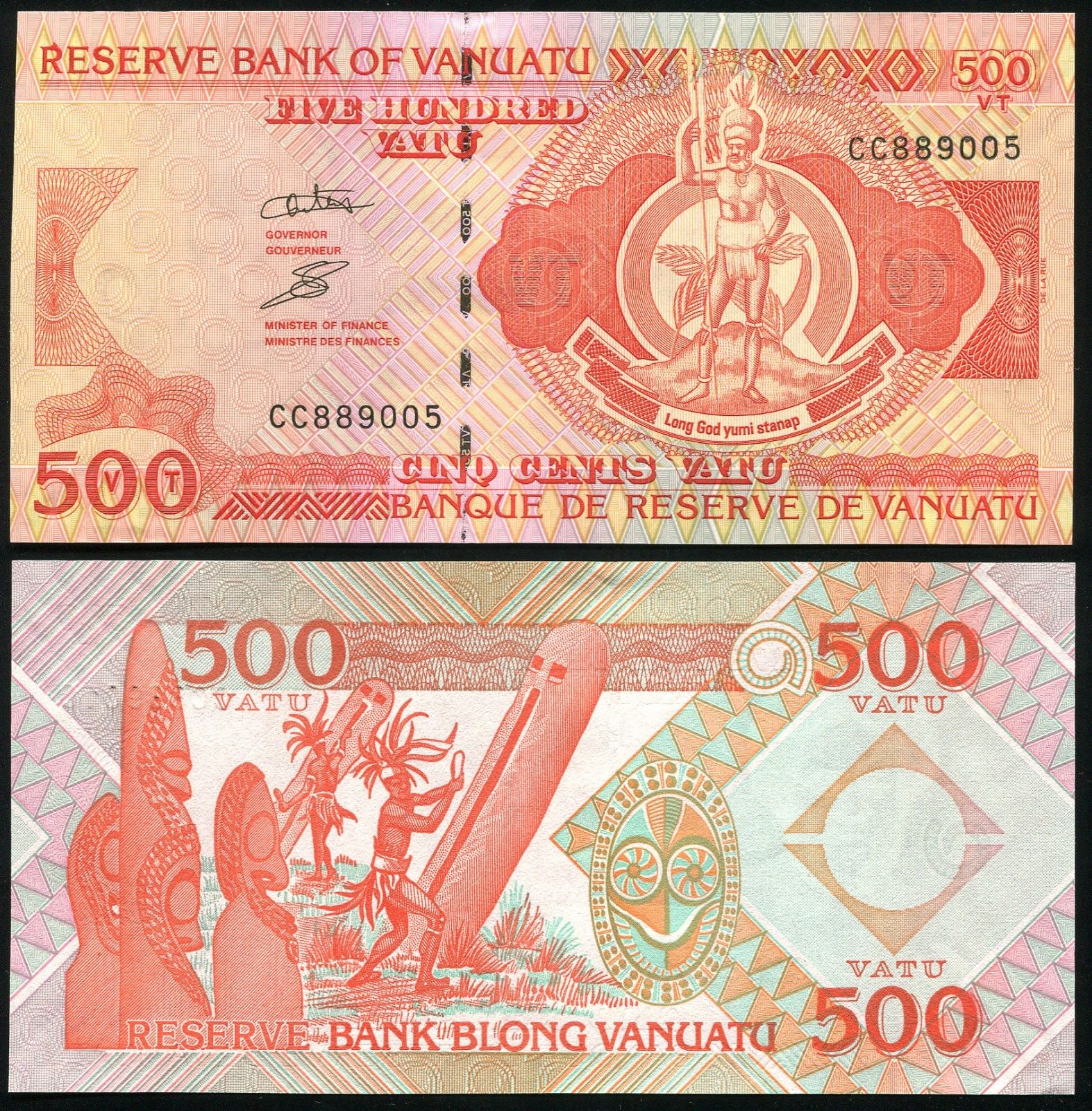 500 vatu Vanuatu 2010