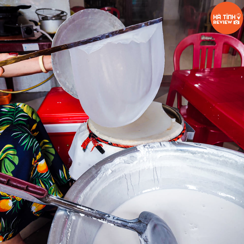 quy trình chế biến món bánh mướt ram