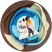 Len sợi đan móc khăn mùa đông