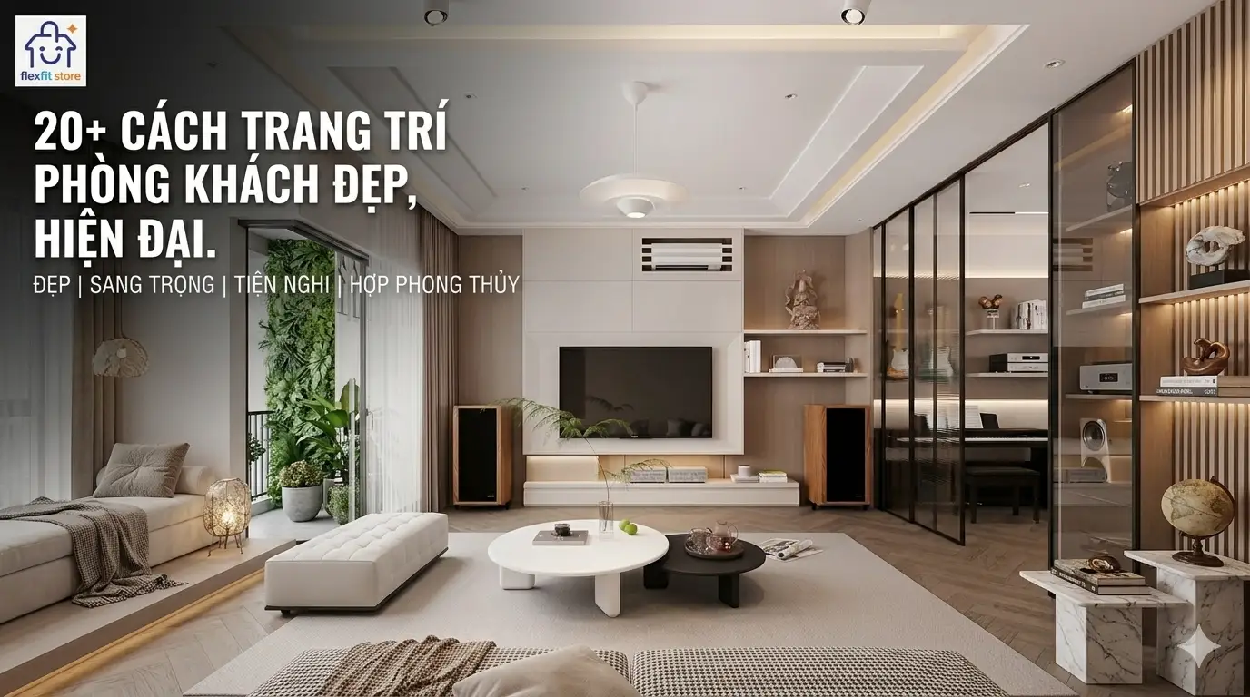 20+ Cách Trang Trí Phòng Khách Đẹp, Hiện Đại.
