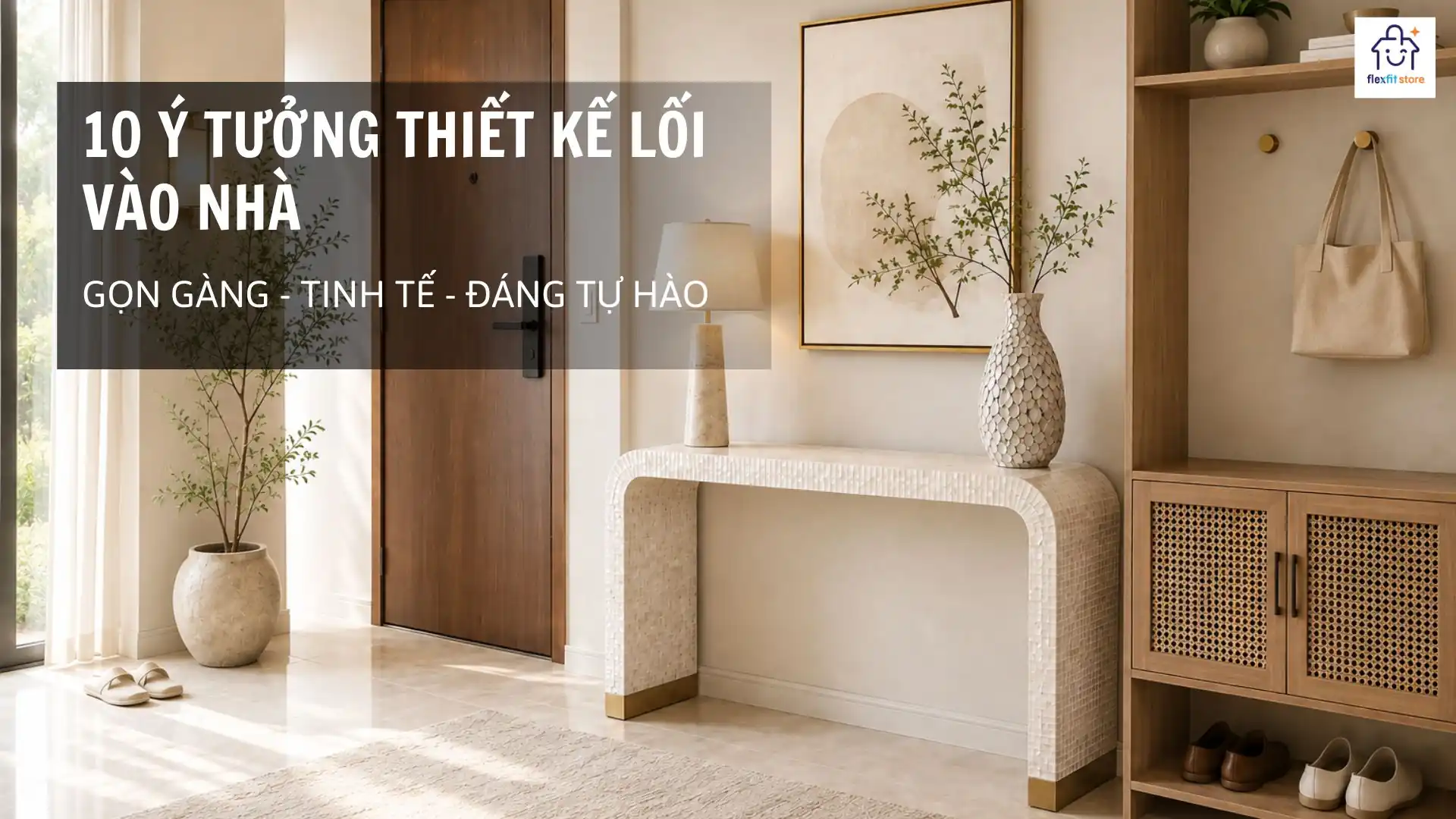 10 Ý Tưởng Thiết Kế Lối Vào Nhà Gọn Gàng, Tinh Tế Và Đáng Tự Hào