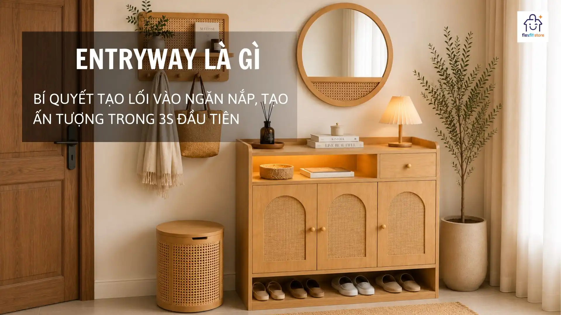 Entryway là gì? Cách thiết kế lối vào gây ấn tượng, thẩm mỹ