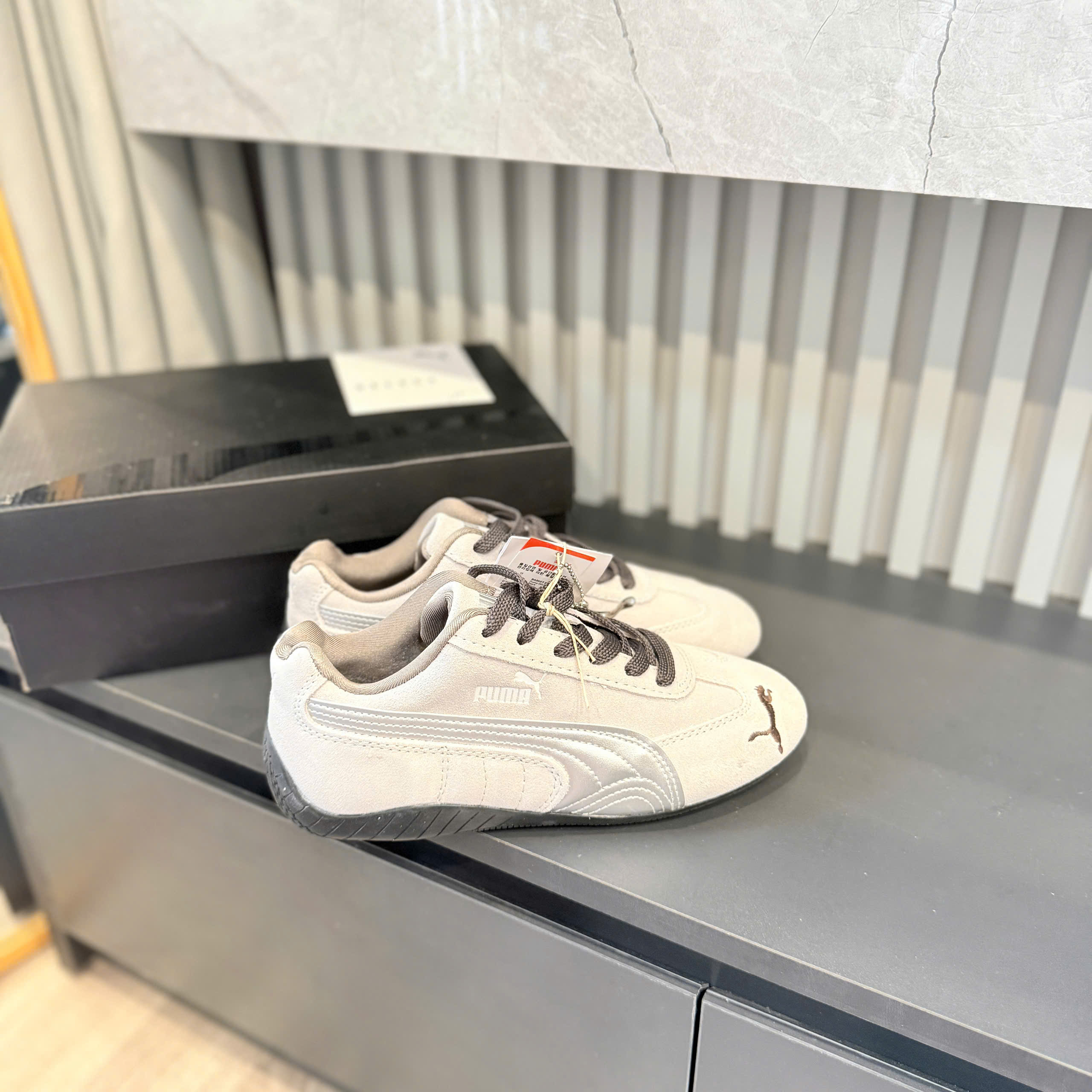 puma speedcat xám bạc