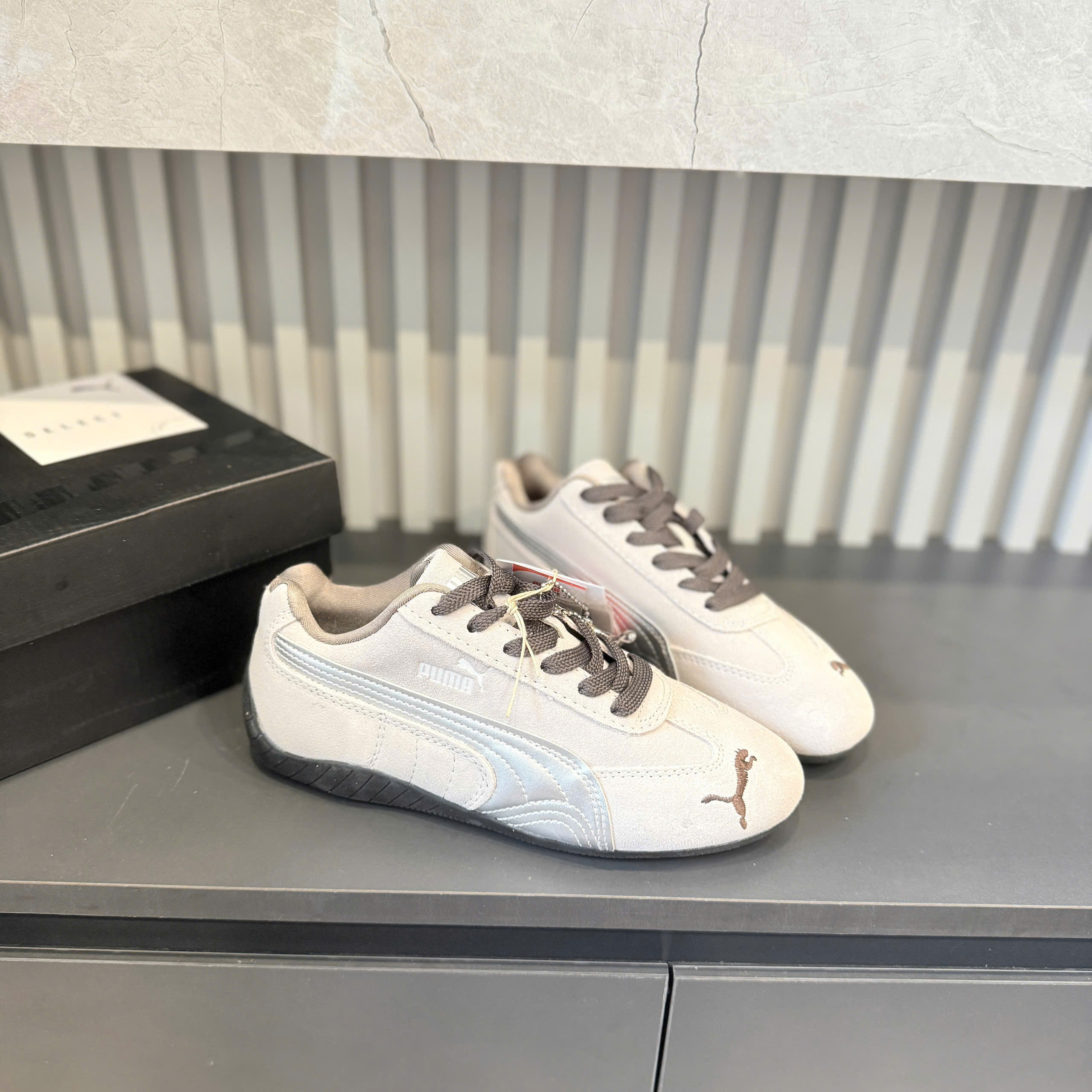 puma speedcat xám bạc