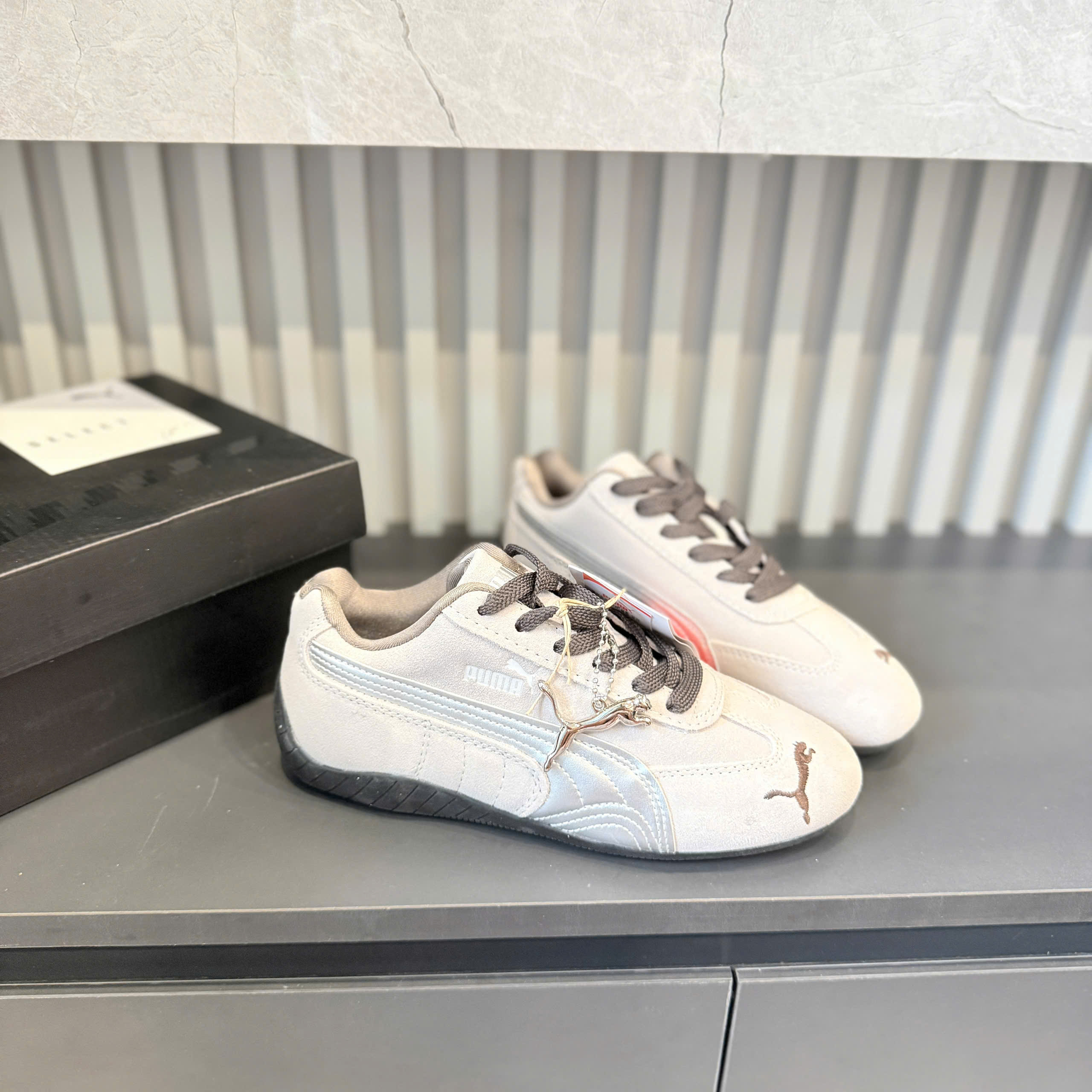 puma speedcat xám bạc