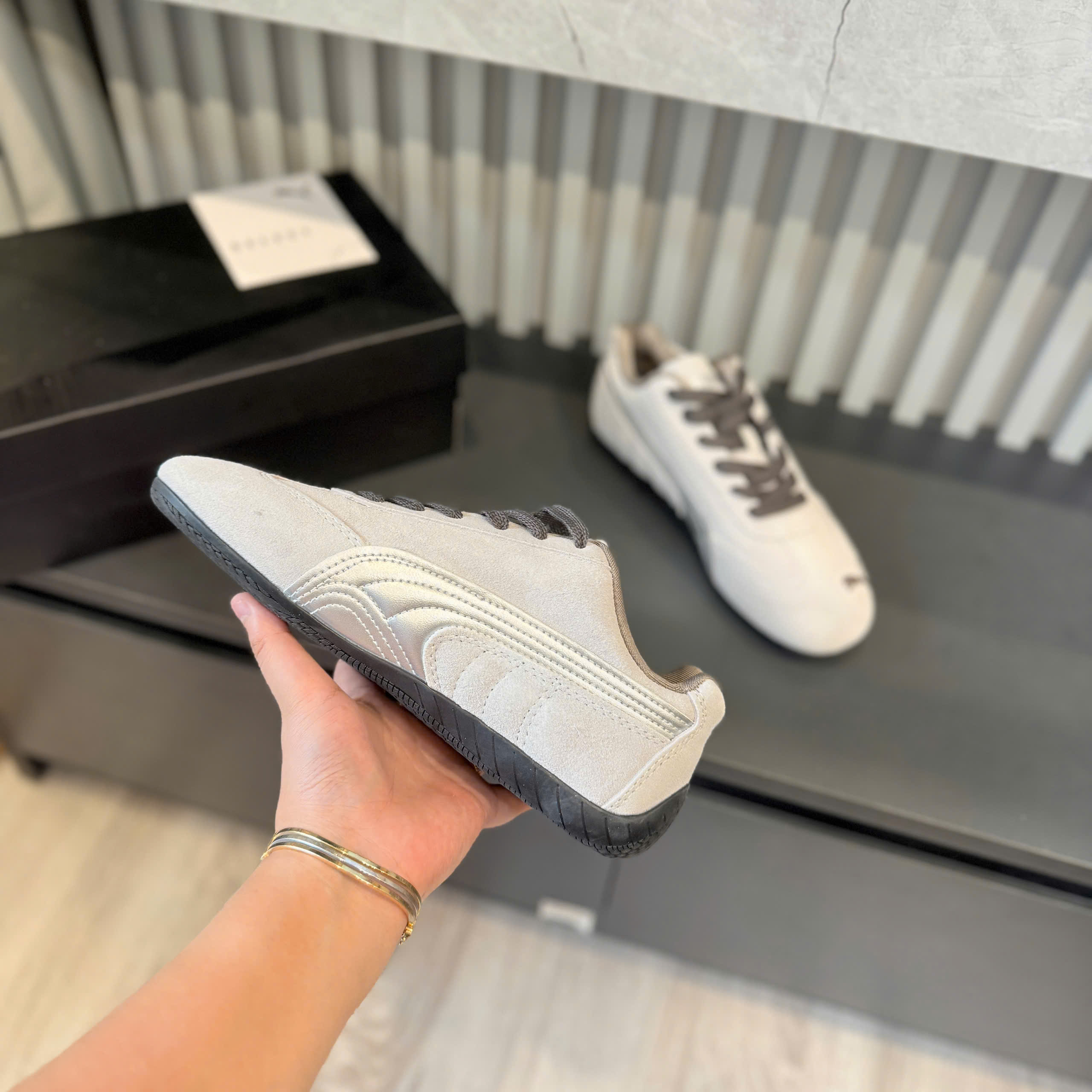 puma speedcat xám bạc