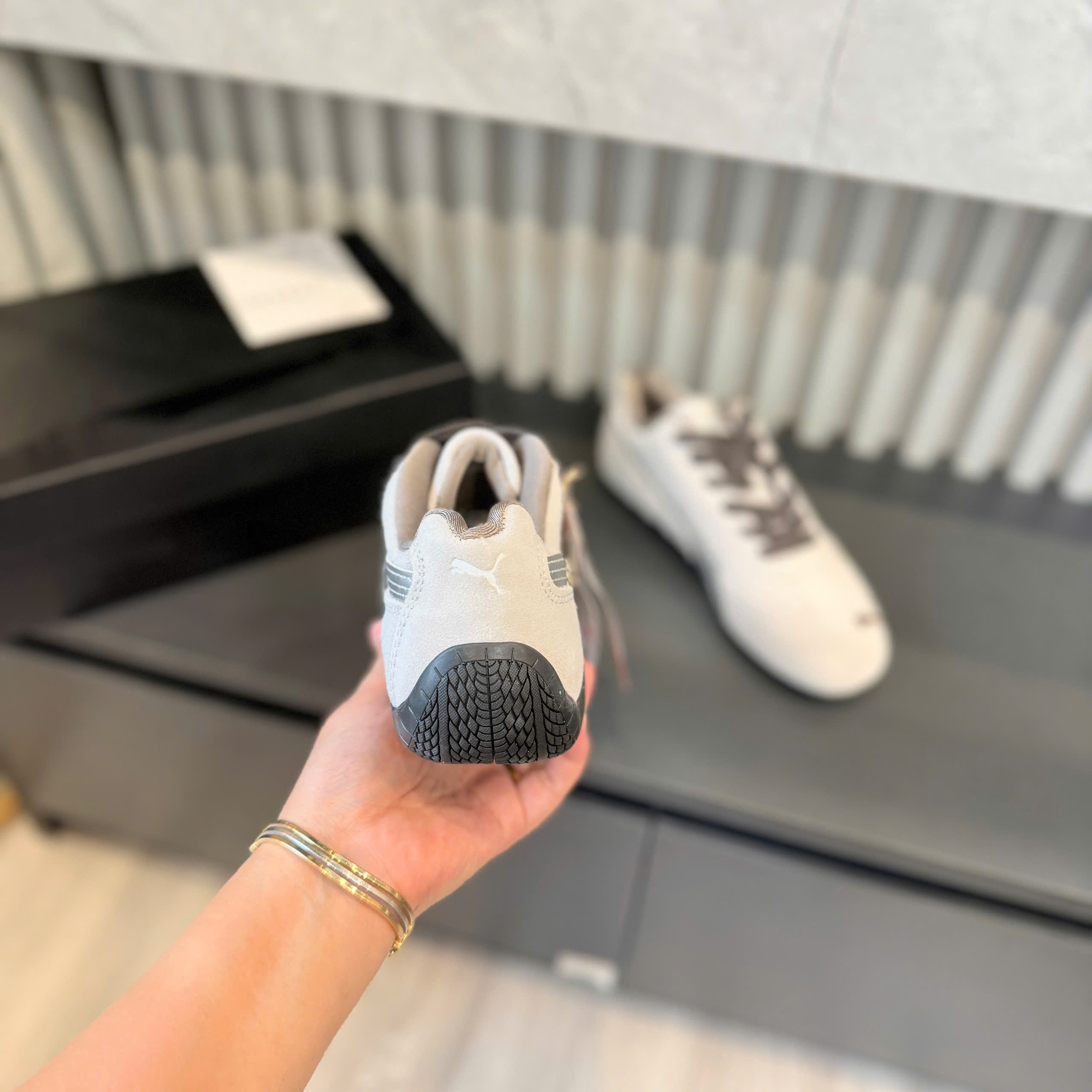 puma speedcat xám bạc