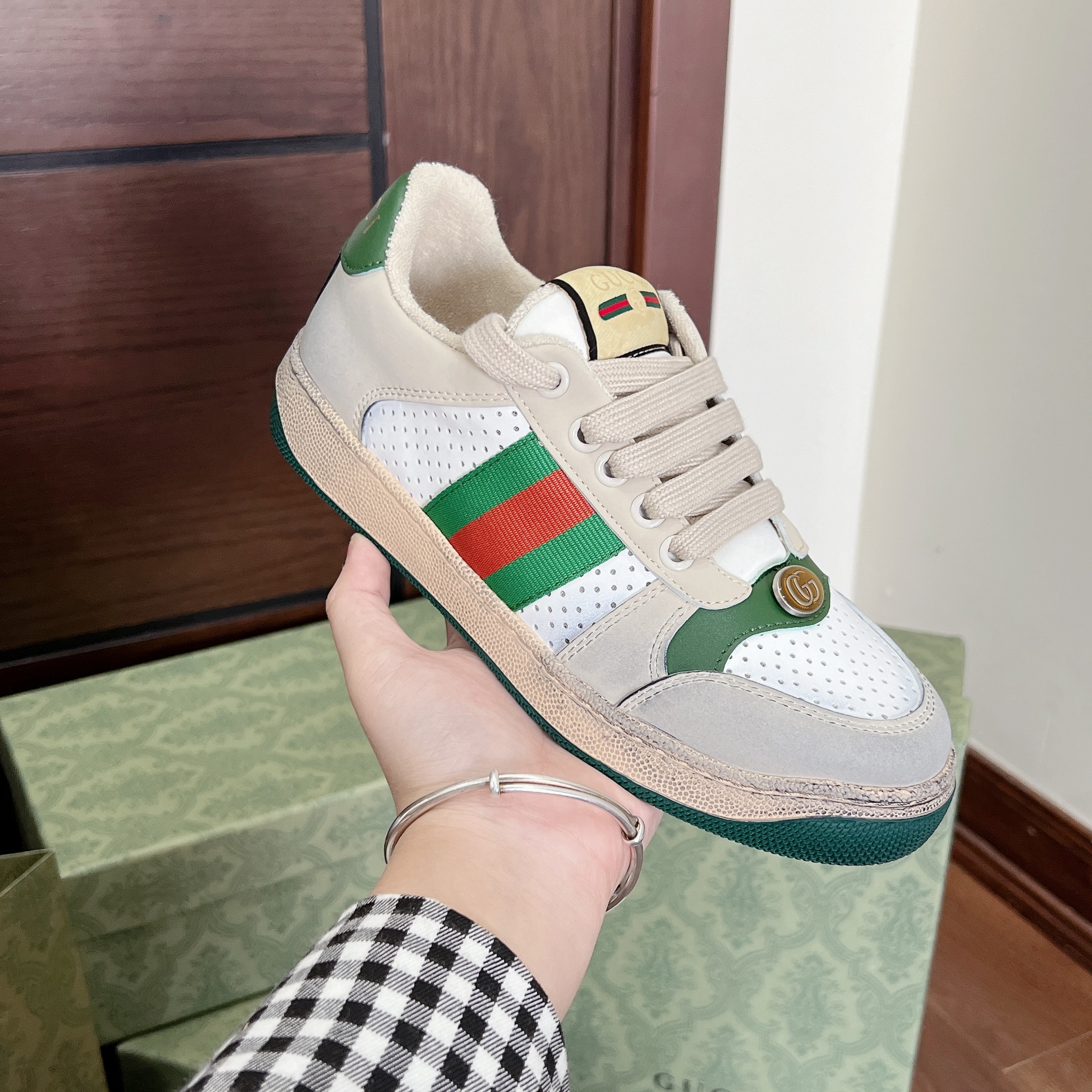 GUCCI ST TRẮNG XANH SALE
