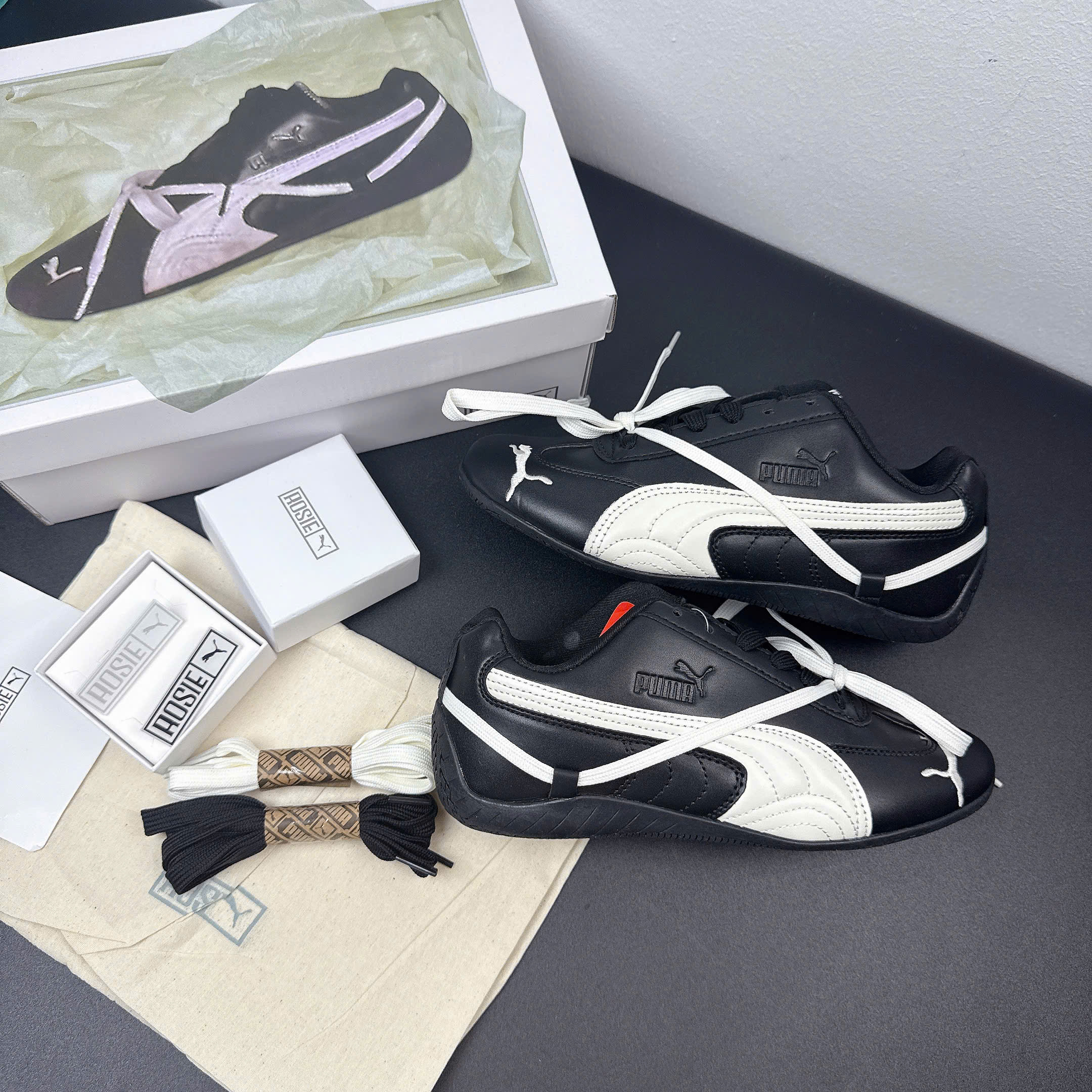 puma speedcat rosie đen