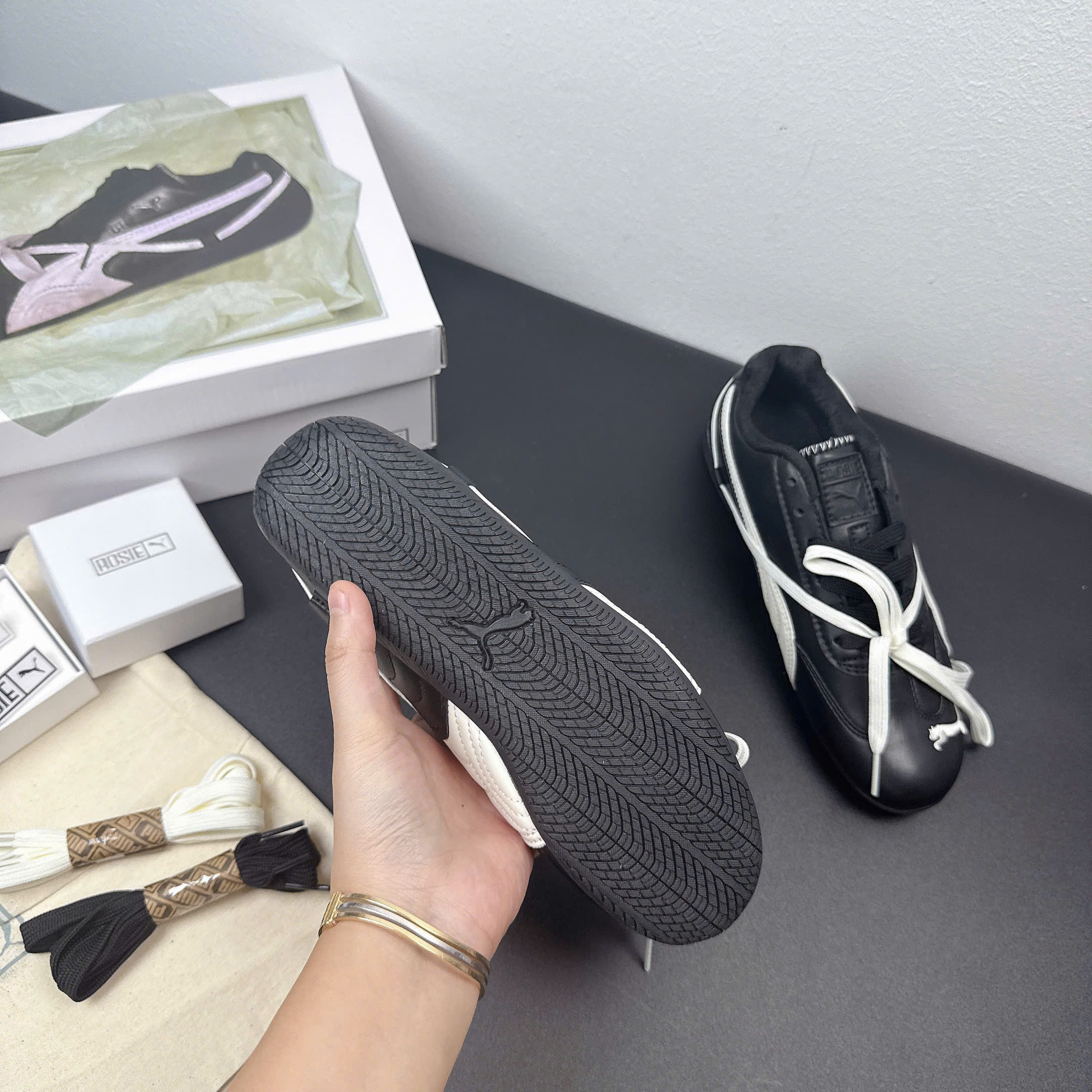 puma speedcat rosie đen