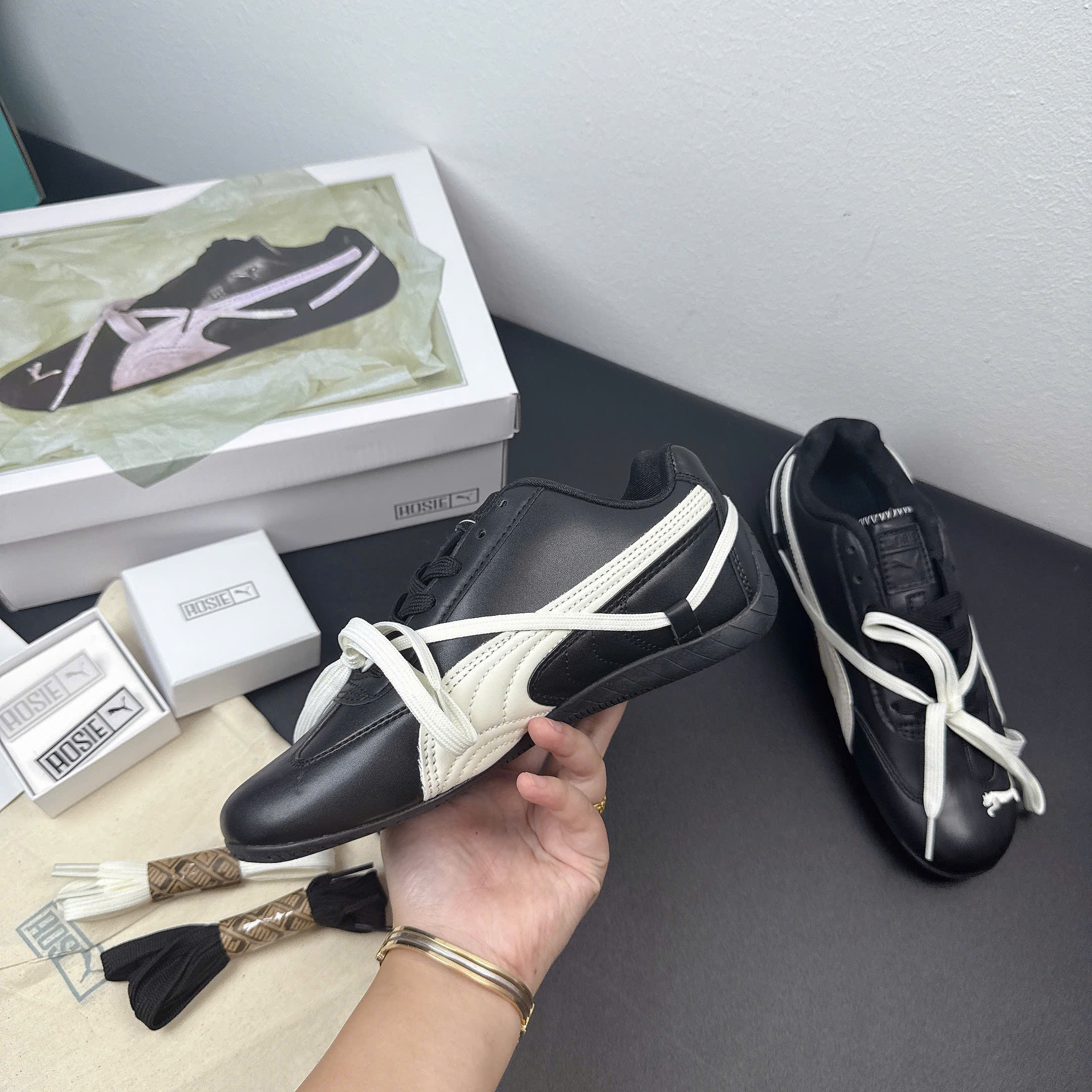 puma speedcat rosie đen