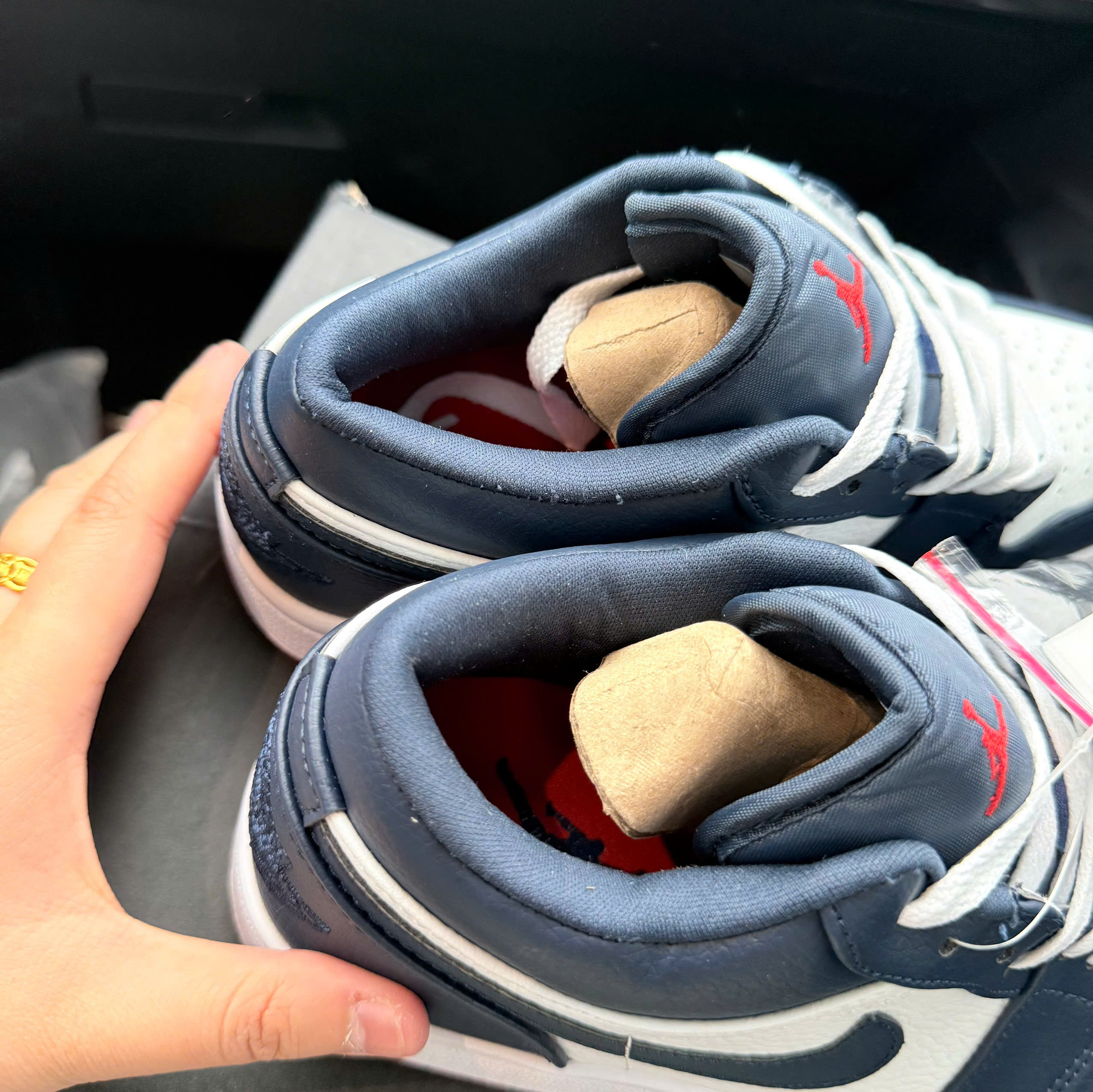 jd navy đỏ thấp