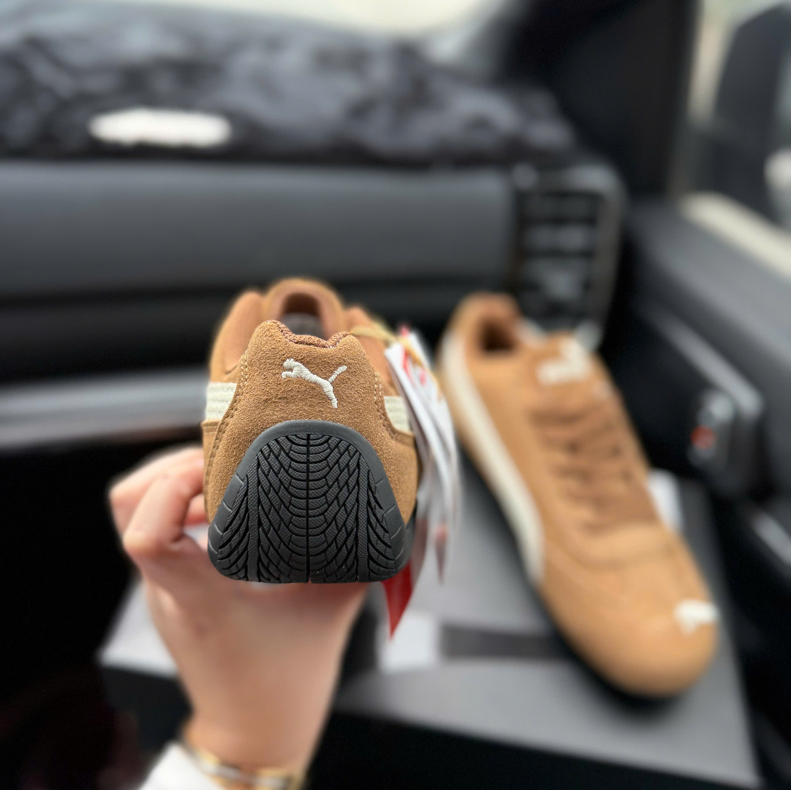 puma speedcat nâu bò