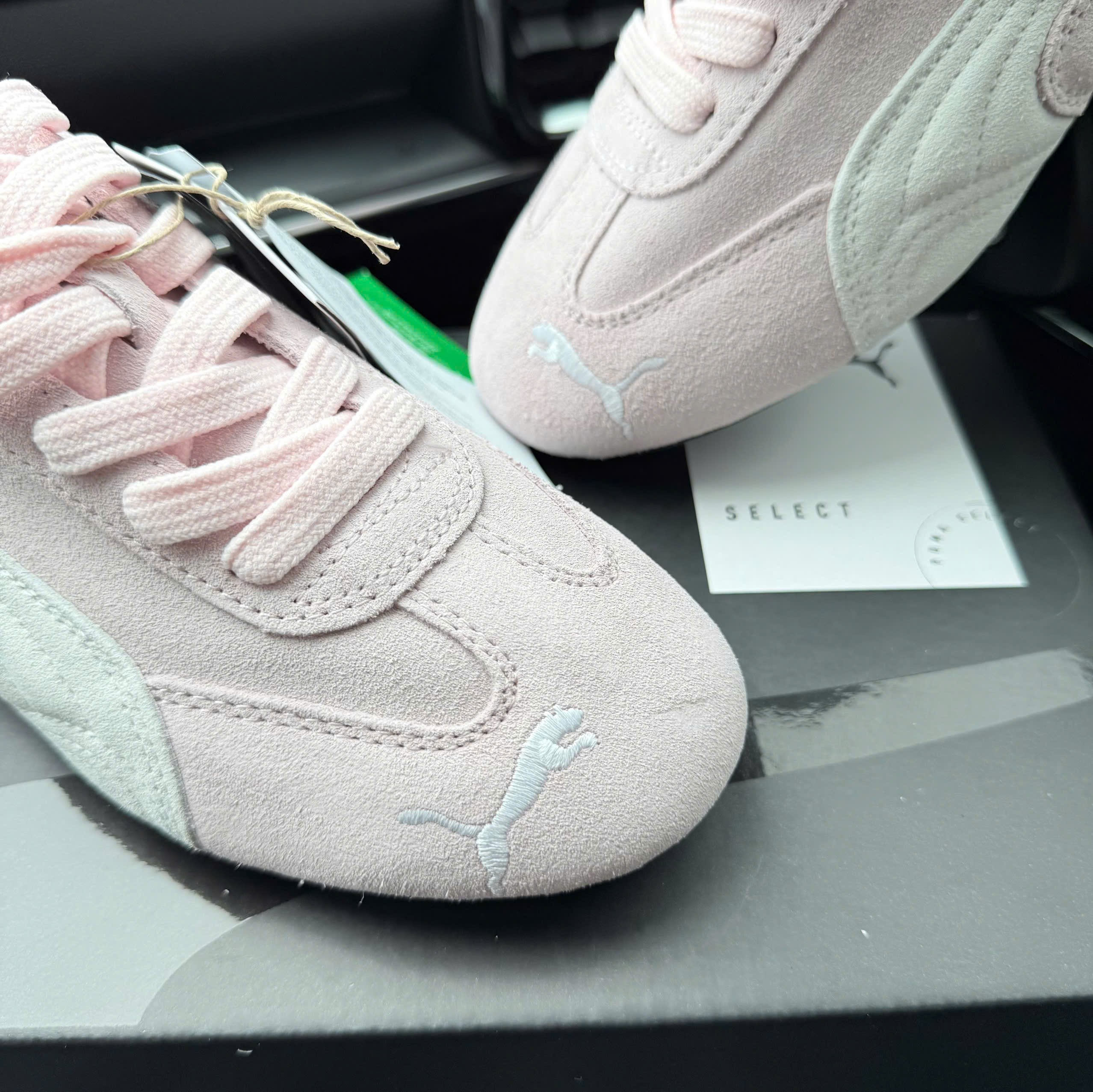 puma speedcat hồng xám