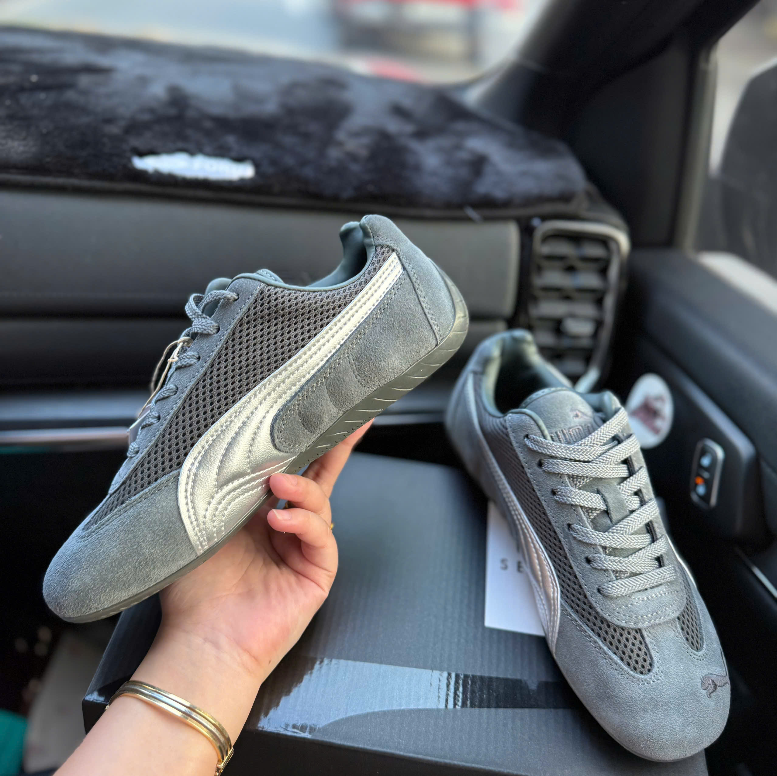 puma speedcat xám ghi