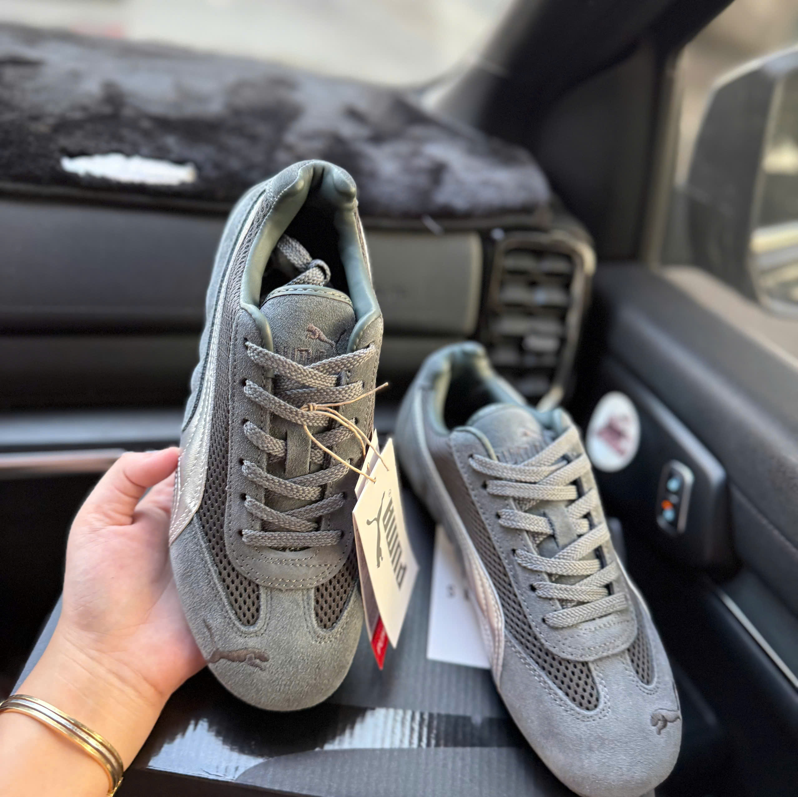 puma speedcat xám ghi