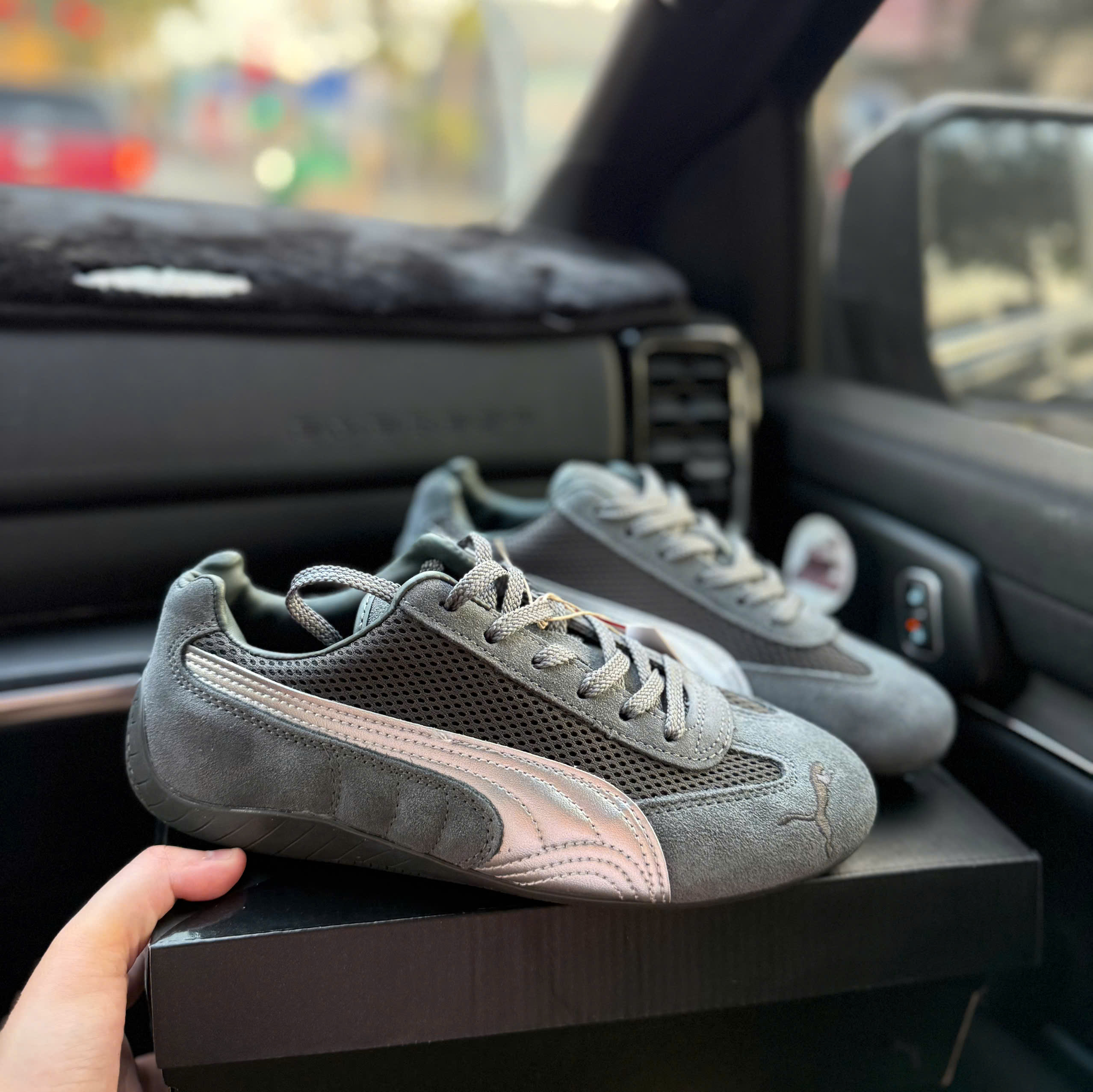 puma speedcat xám ghi