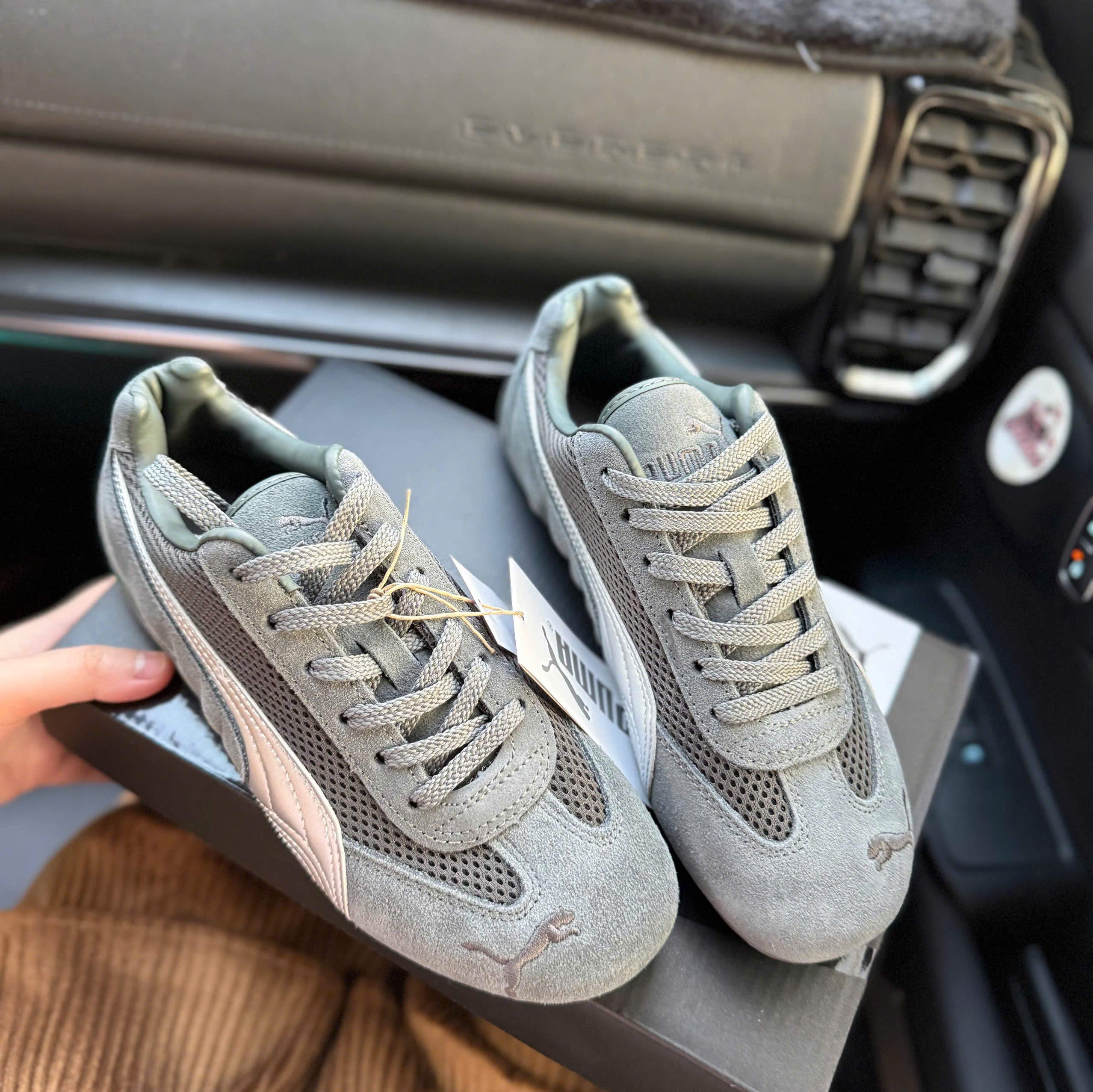 puma speedcat xám ghi