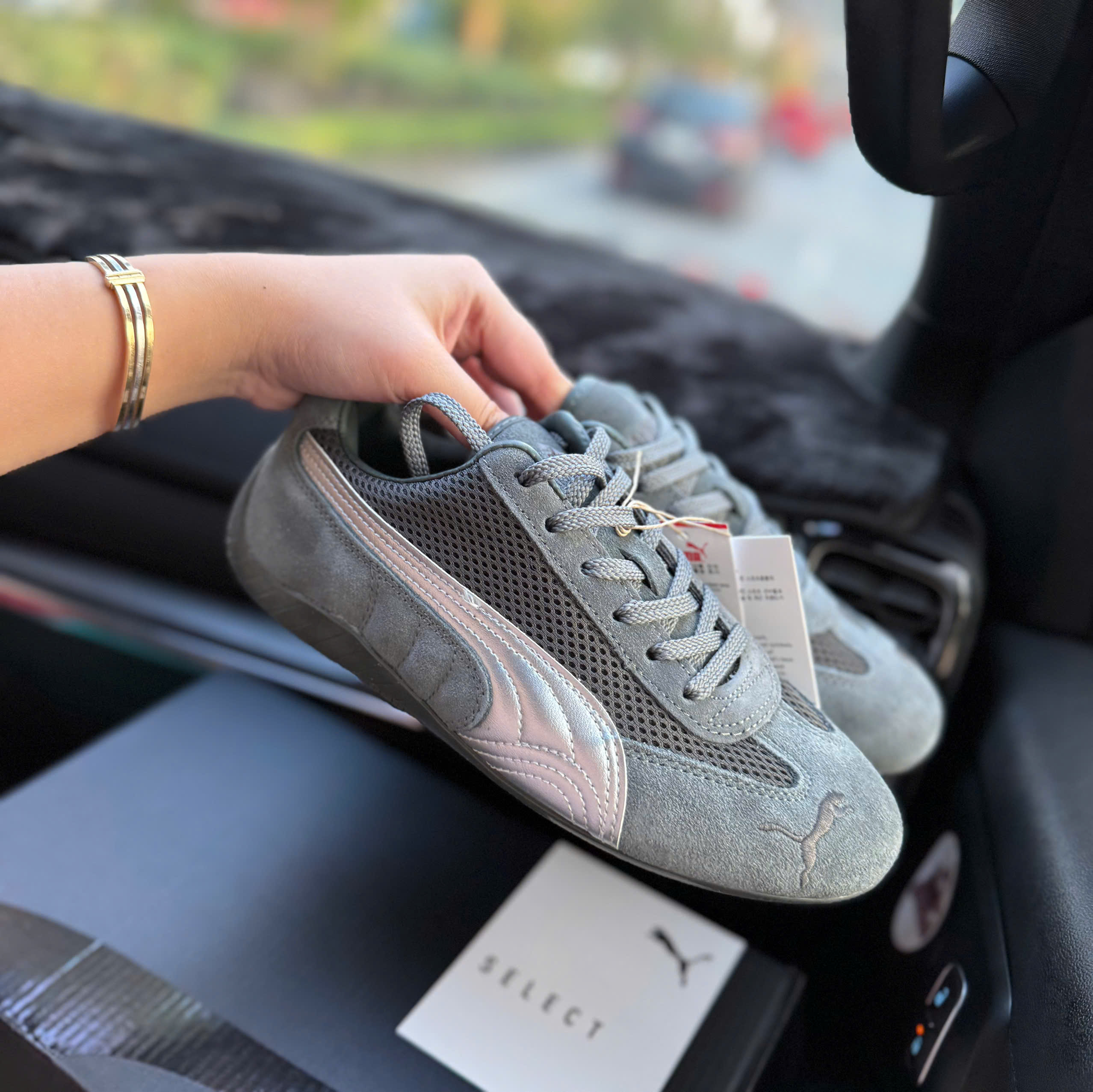 puma speedcat xám ghi