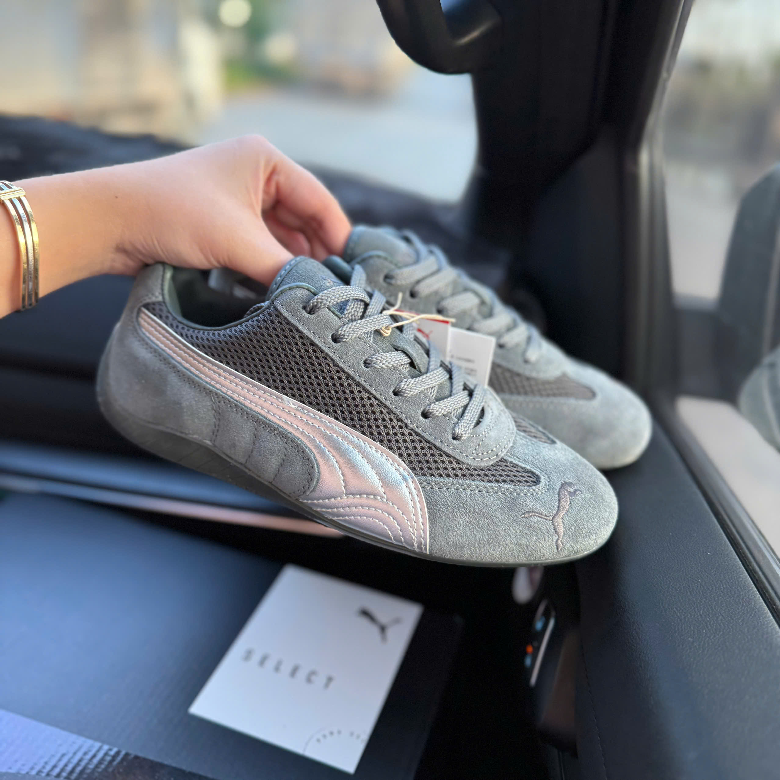 puma speedcat xám ghi