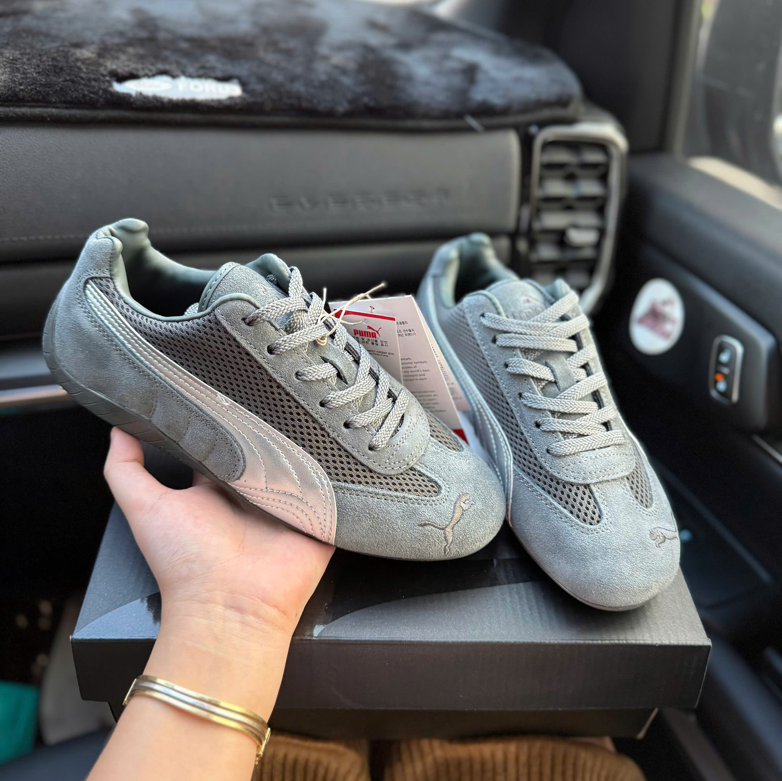 puma speedcat xám ghi