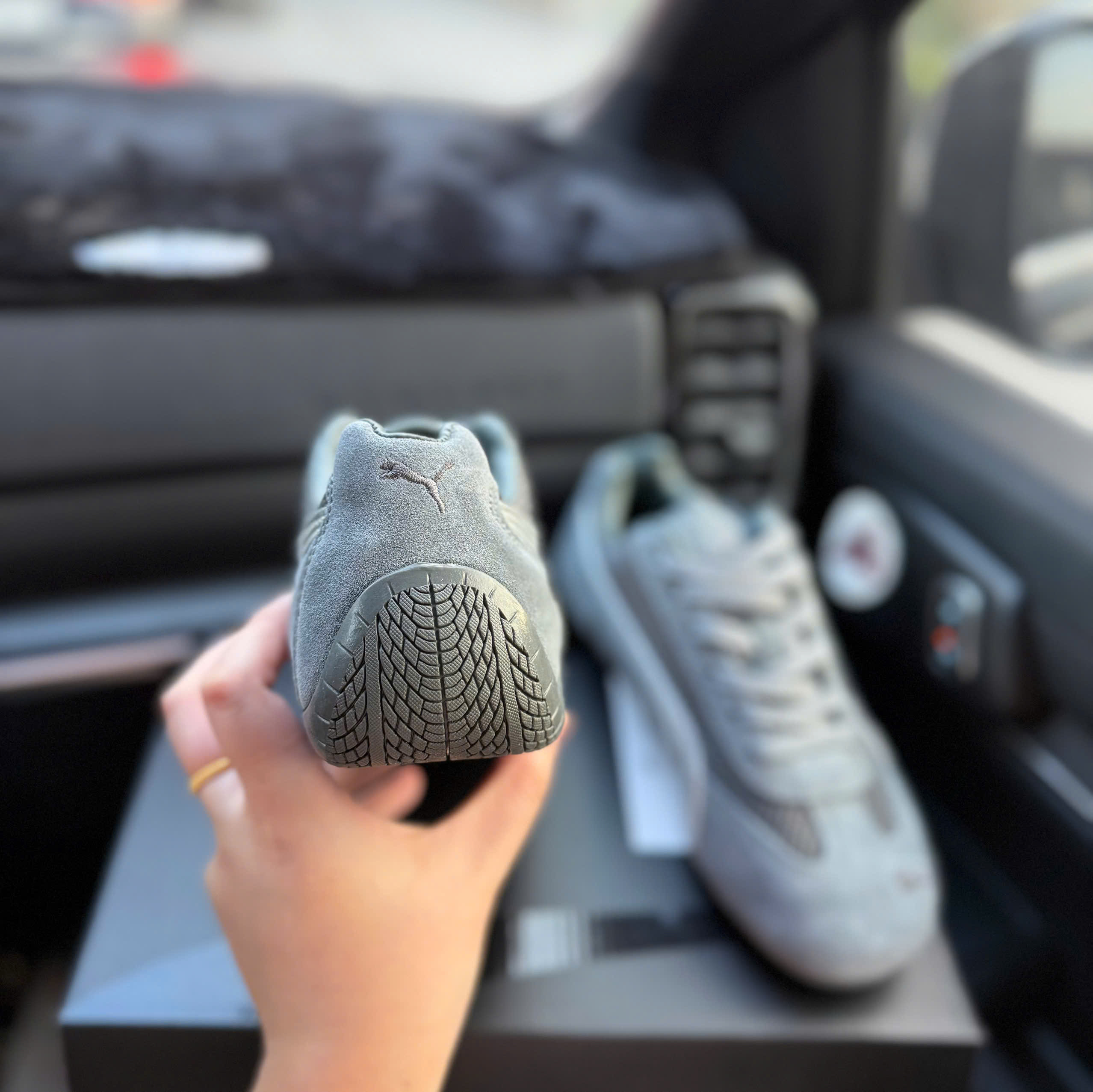 puma speedcat xám ghi