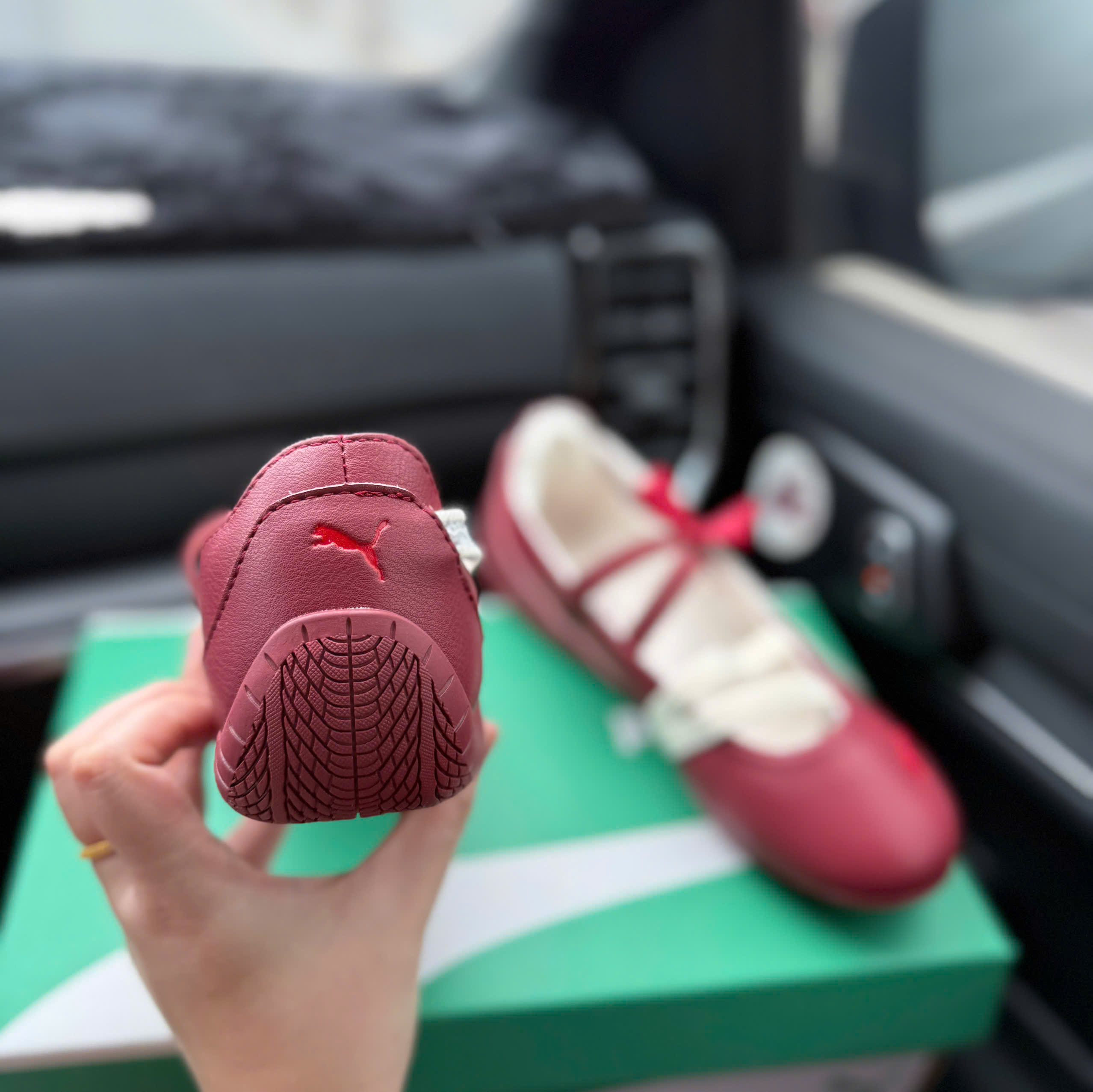 bb puma nơ đỏ mận